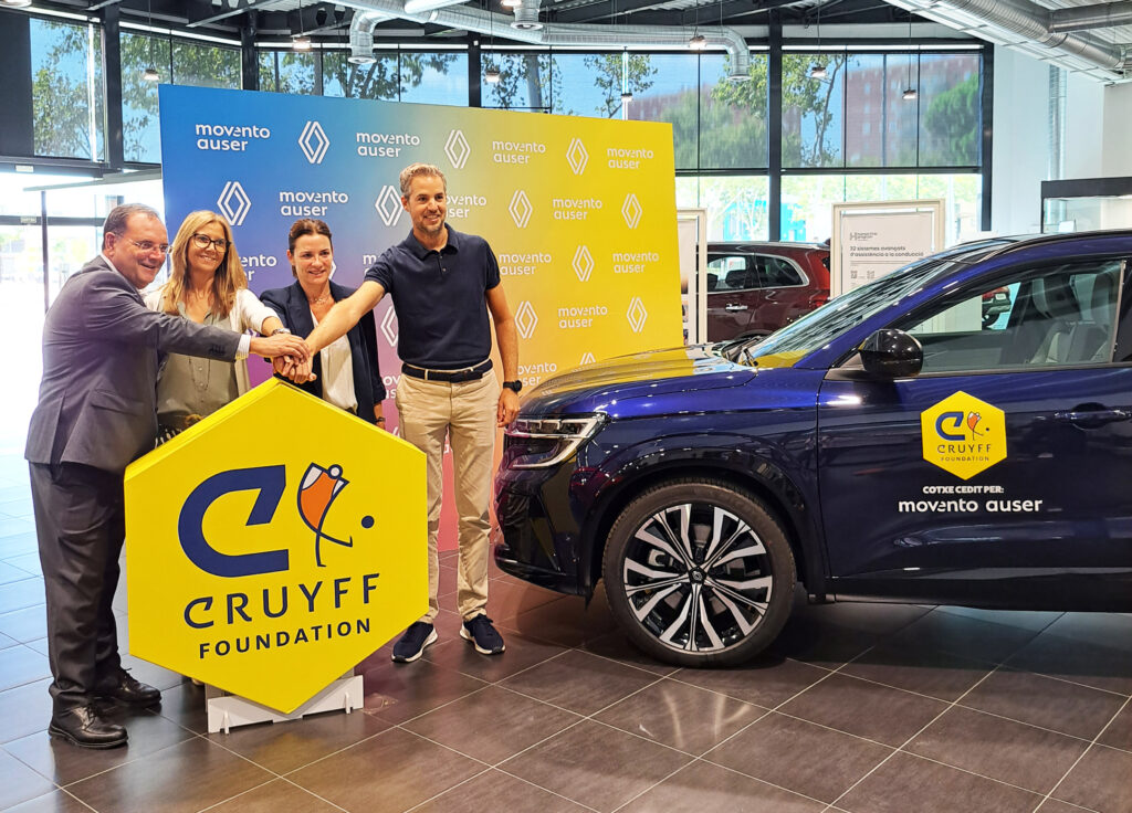 Movento, ‘partner’ de mobilitat de la Fundació Johan Cruyff