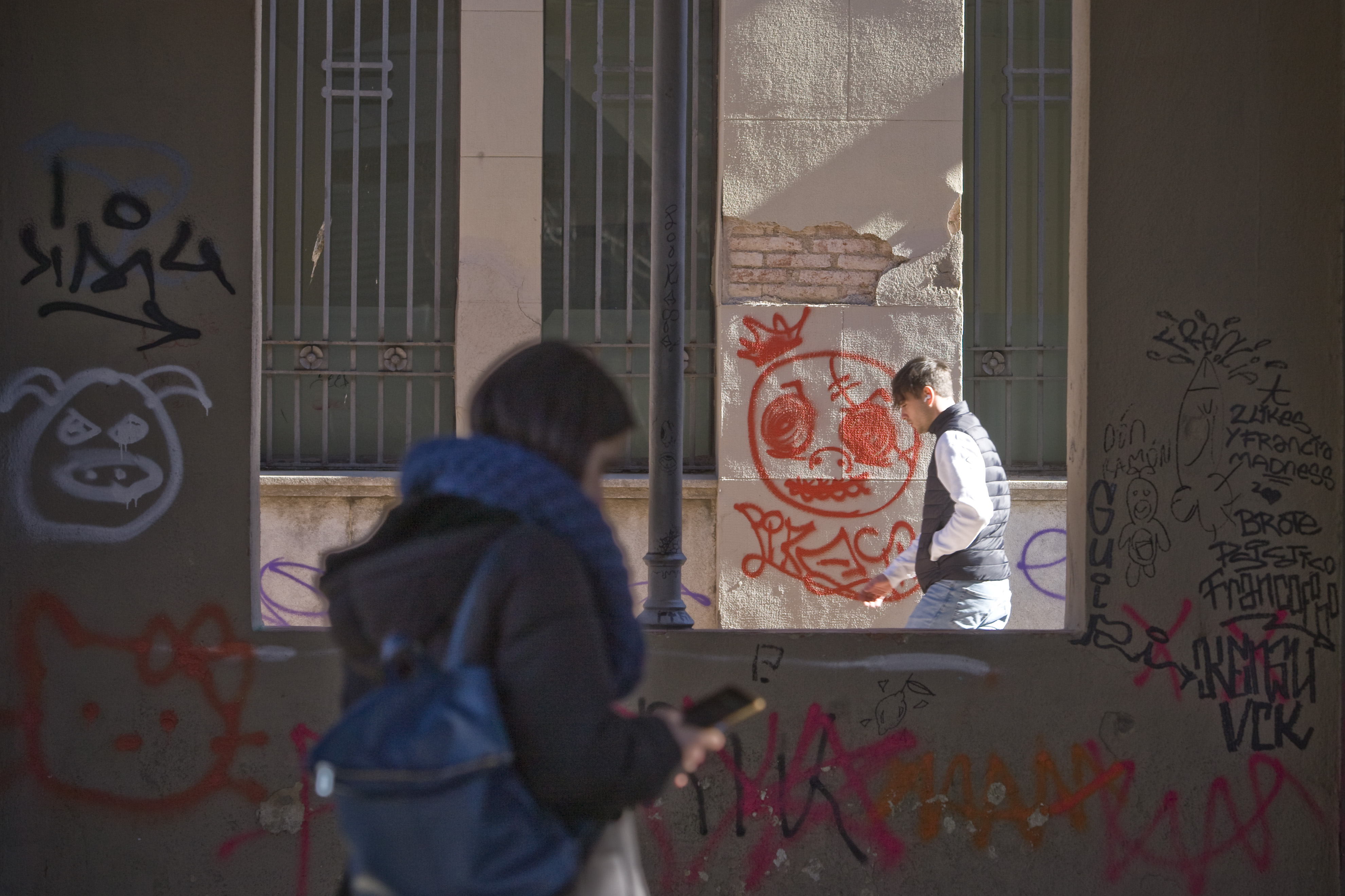 L'Ajuntament de Terrassa no pot netejar grafits 