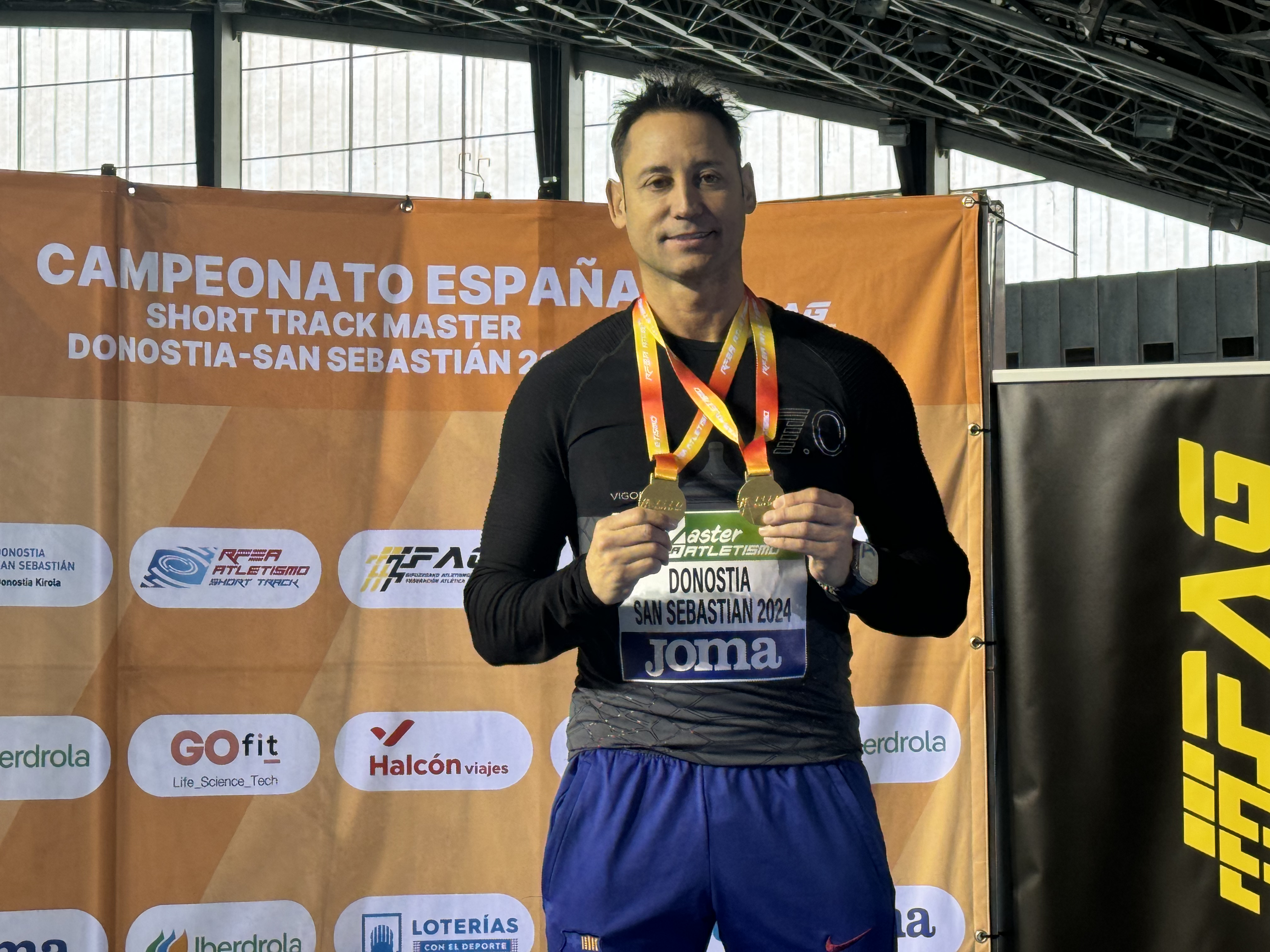 Tres ors per a Xavi Bosch en el Campionat d'Espanya d'atletisme de veterans