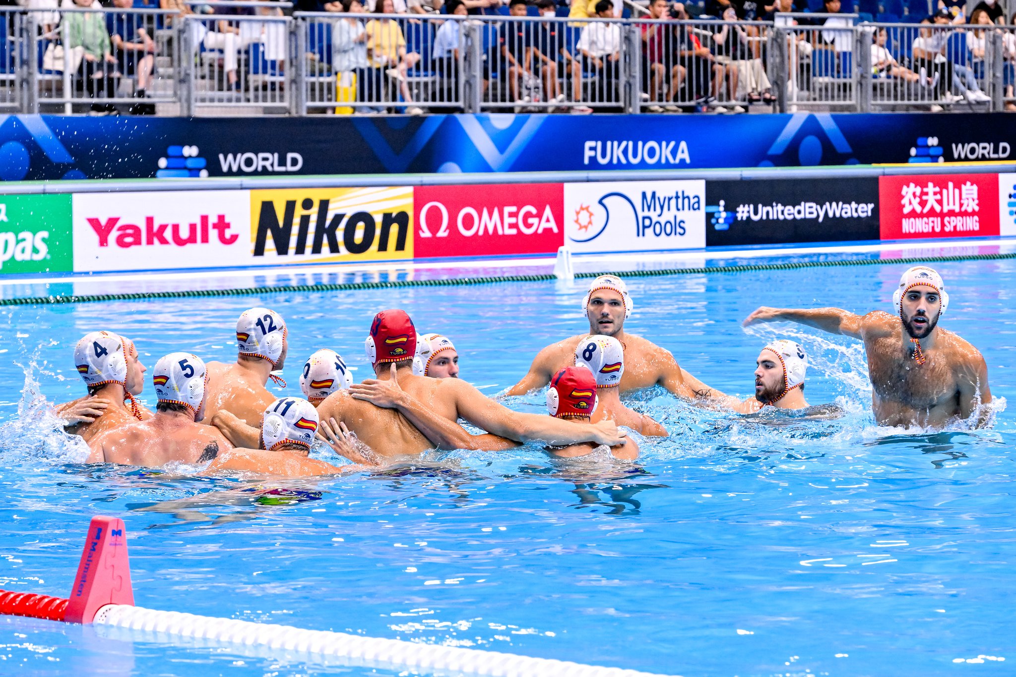 La selecció espanyola masculina de waterpolo no podrà revalidar el títol mundial