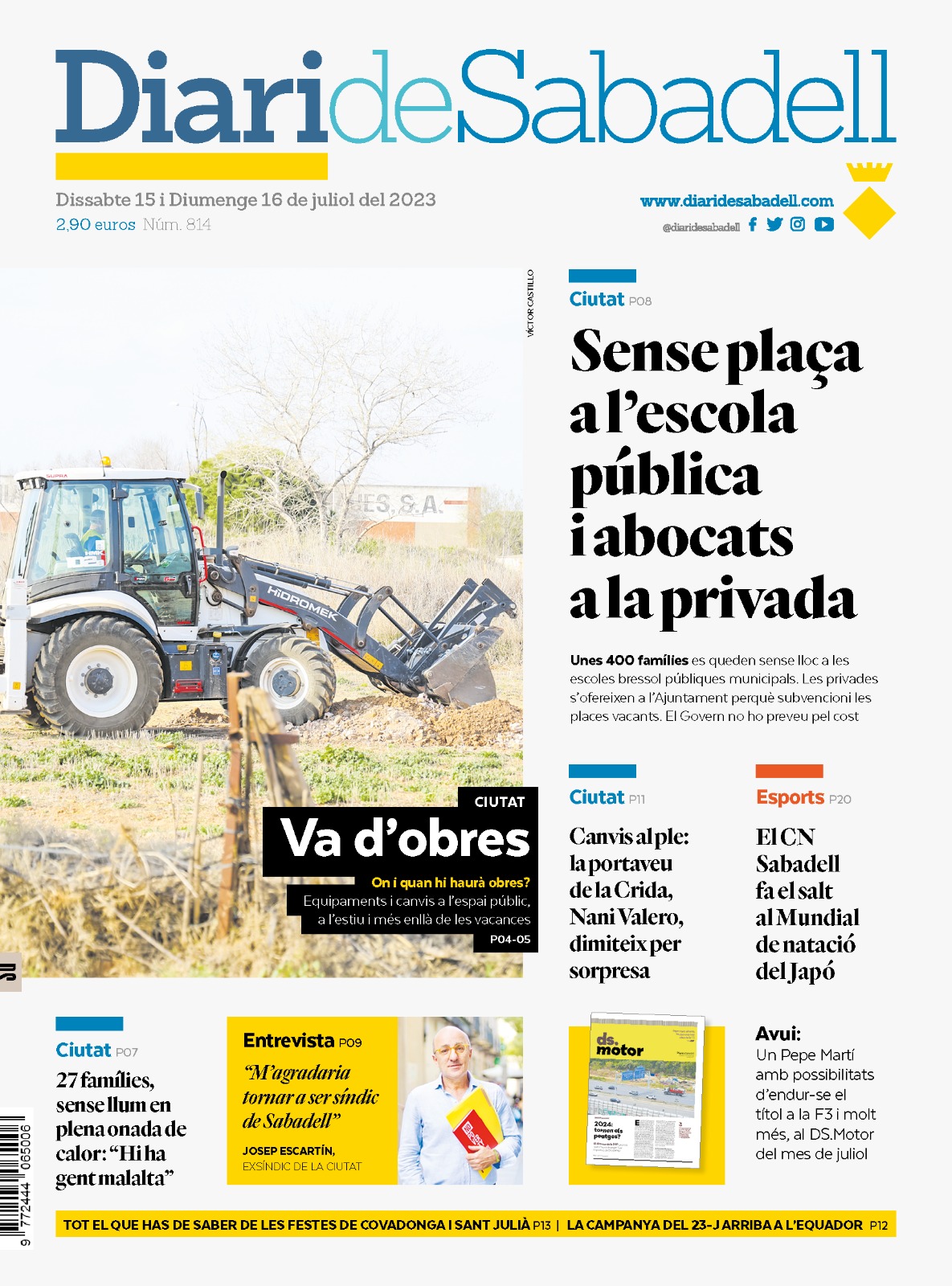 Repassa les notícies més destacades de les últimes hores a Sabadell