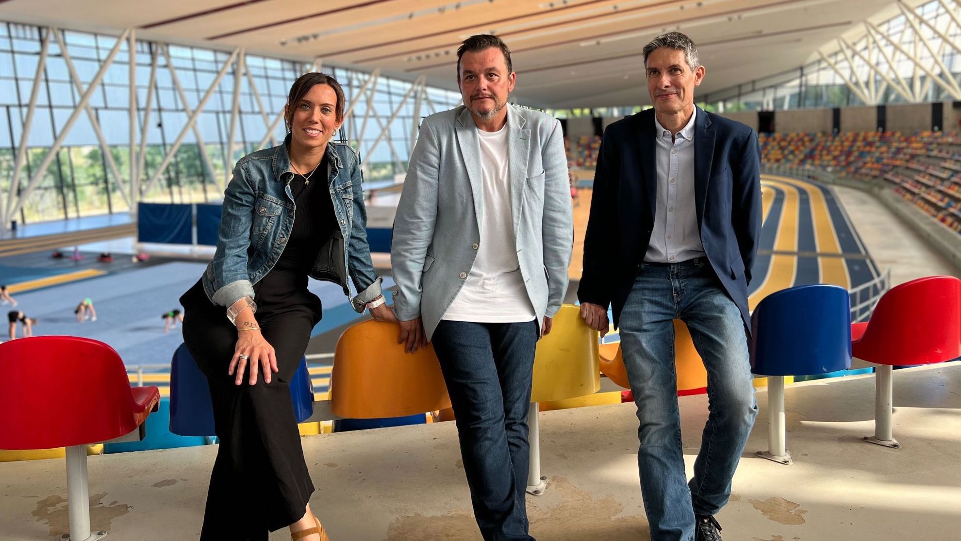 El president del Consell Superior d'Esports, encantat amb la Pista Coberta de Sabadell