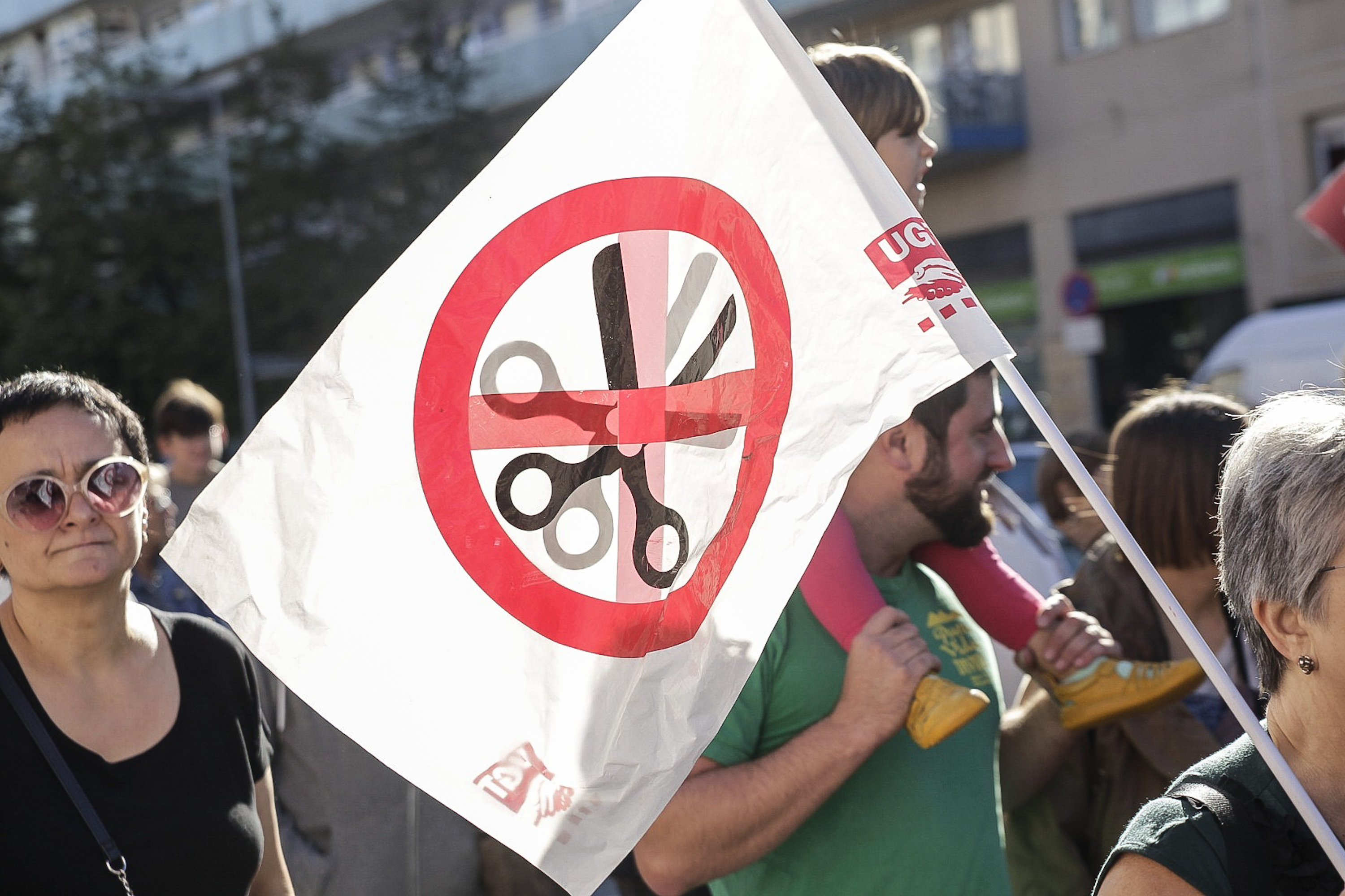 En tren des de Terrassa en defensa de la sanitat pública