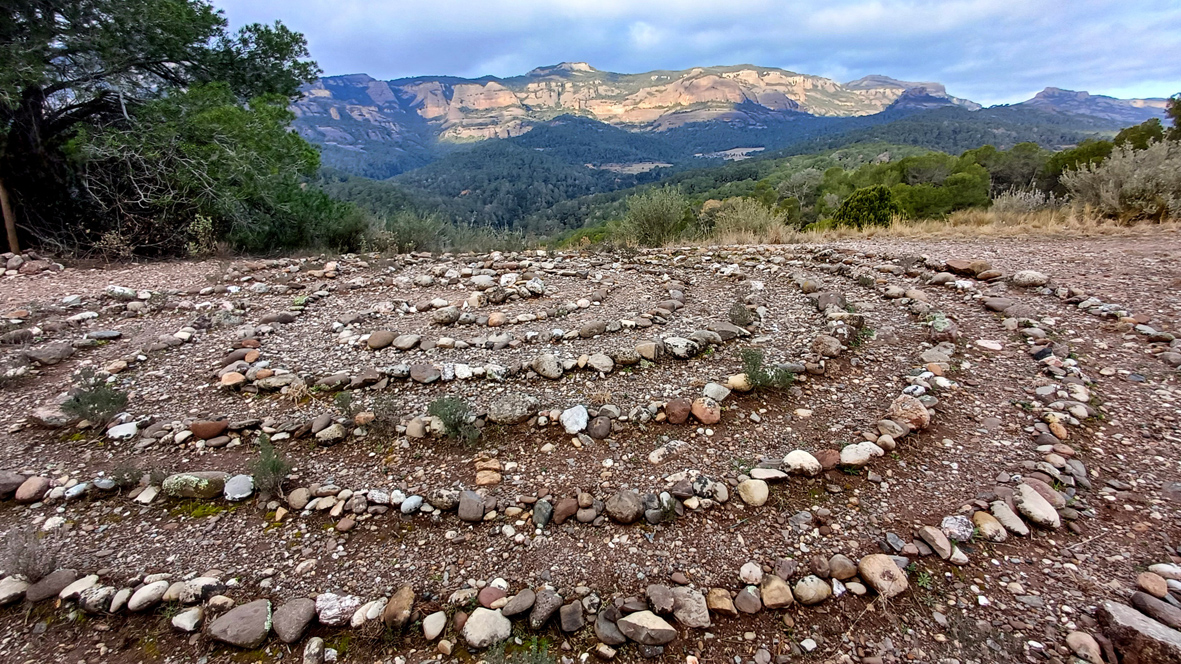 Figures de pedres al parc natural de Sant Llorenç del Munt