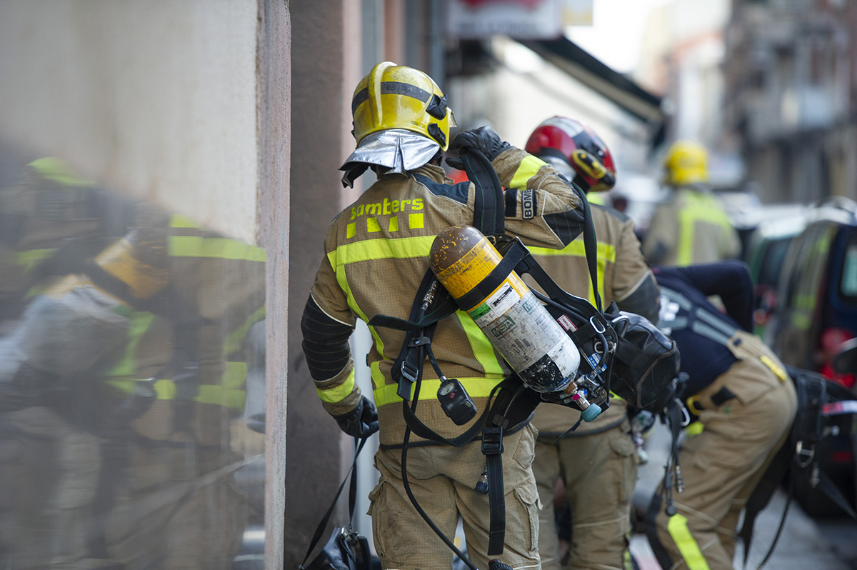 Fuita de gas al carrer del Canigó de Terrassa