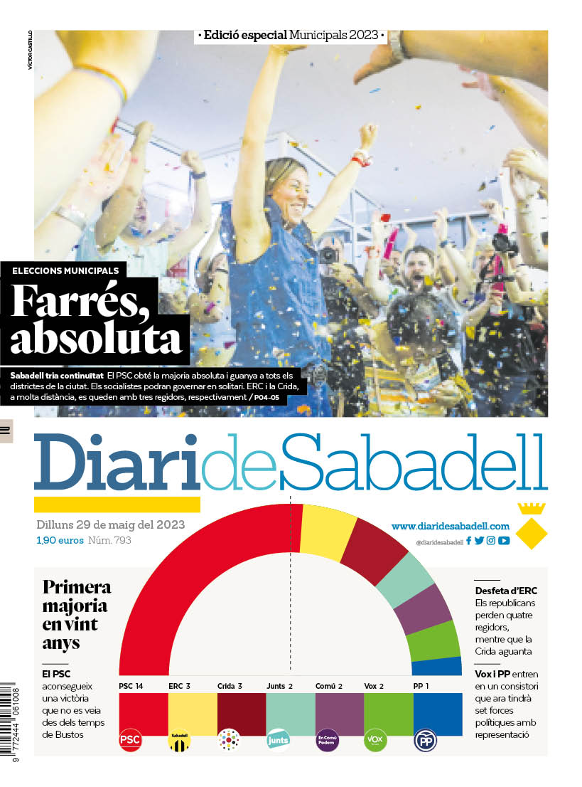 Les notícies més destacades en aquest dilluns de ressaca electoral a Sabadell