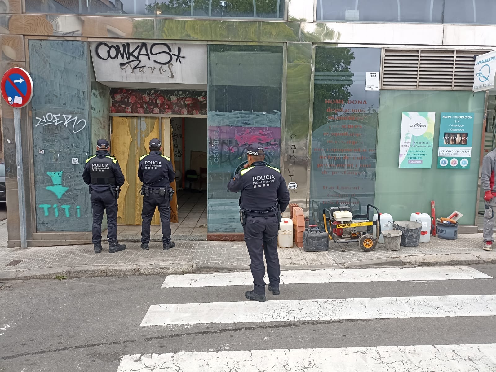 Desallotjat un local que era focus de conflictes a Terrassa