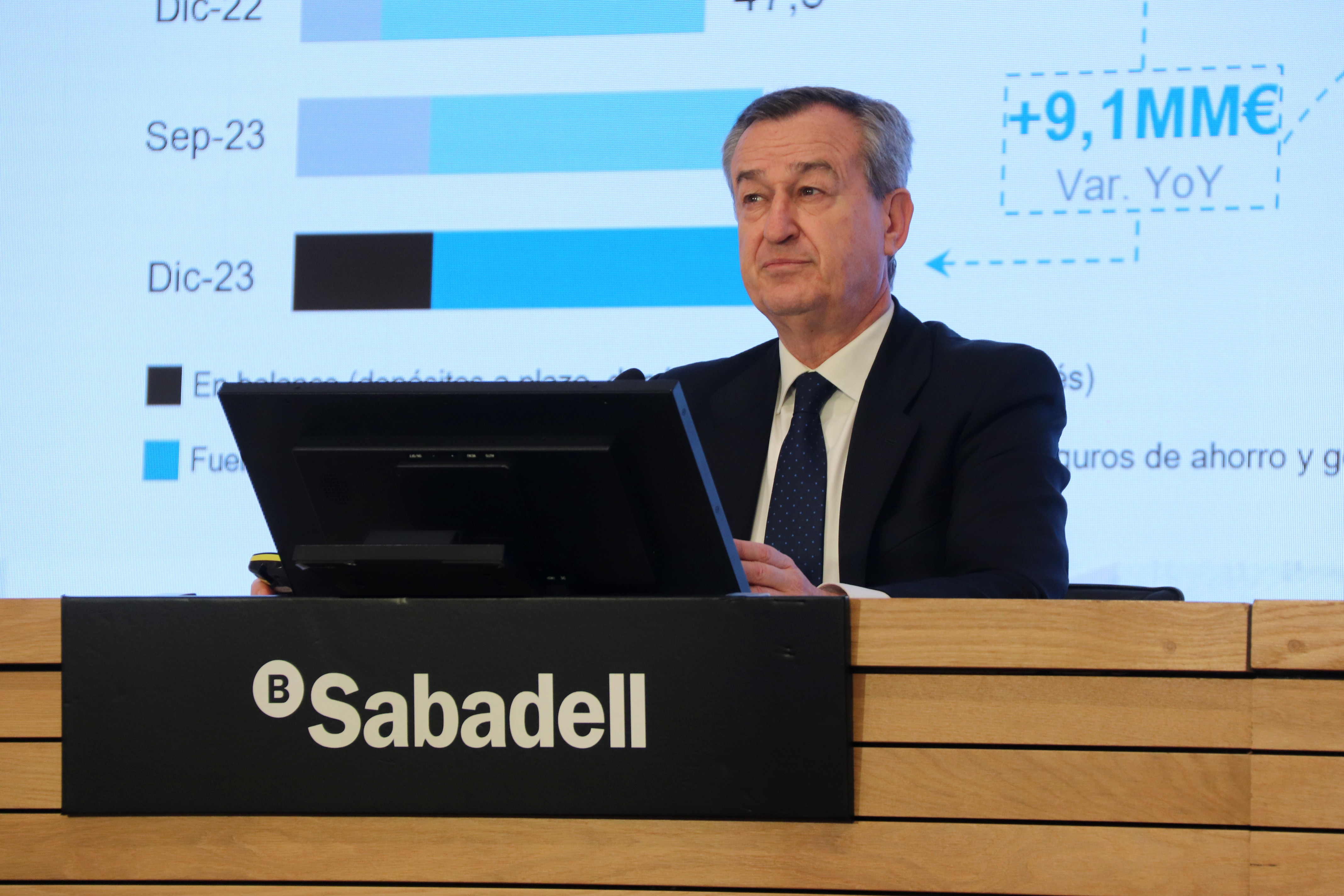 El Banc Sabadell revisa a l'alça els objectius pel 2024