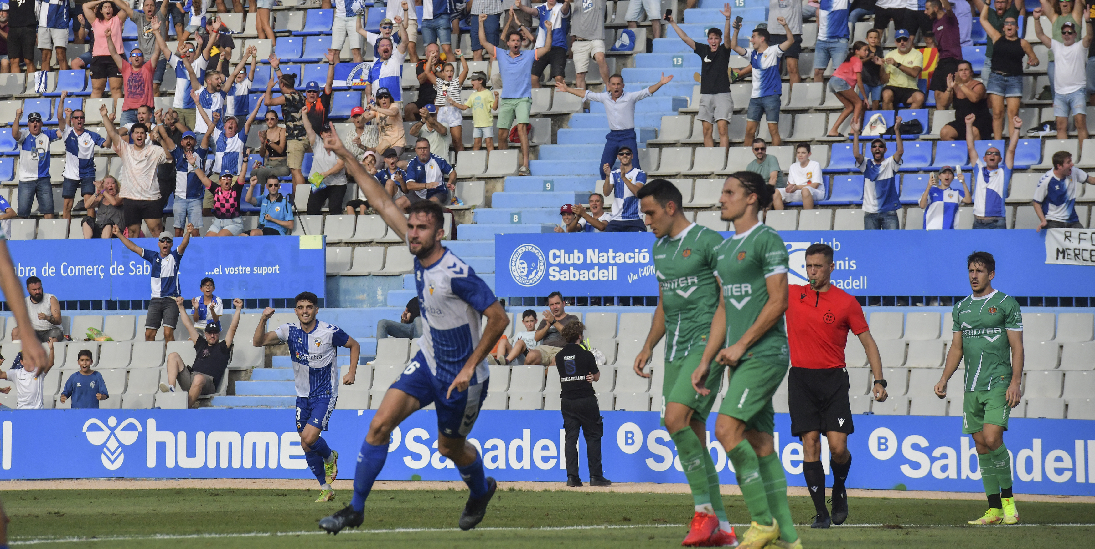 El Sabadell, amb 500 seguidors a l'RCDE Stadium, no vol afluixar pensant en la Copa
