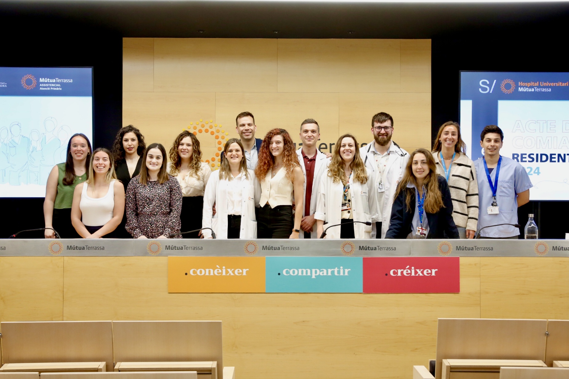Comiat dels residents formats a MútuaTerrassa