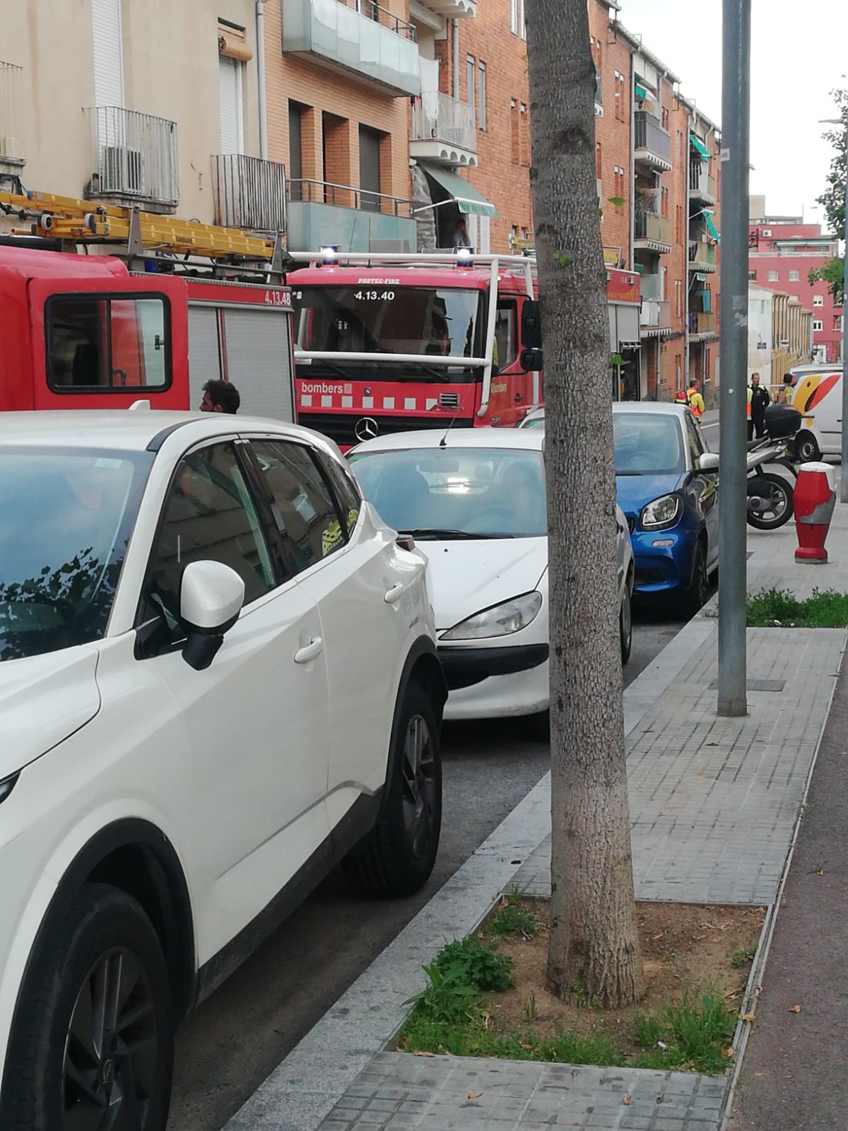 Operatiu d'emergències per una fuita de butà a Terrassa