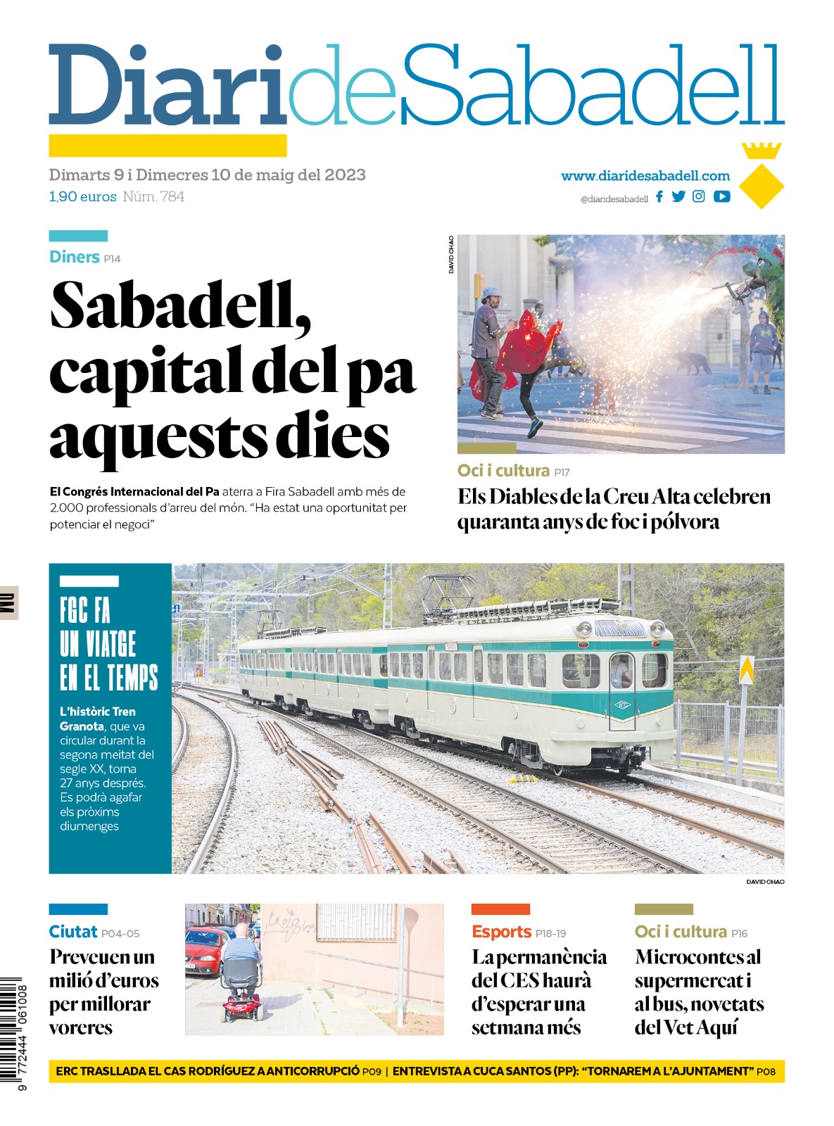 Les notícies més destacades d'aquest dimarts 9 de maig del 2023 a Sabadell