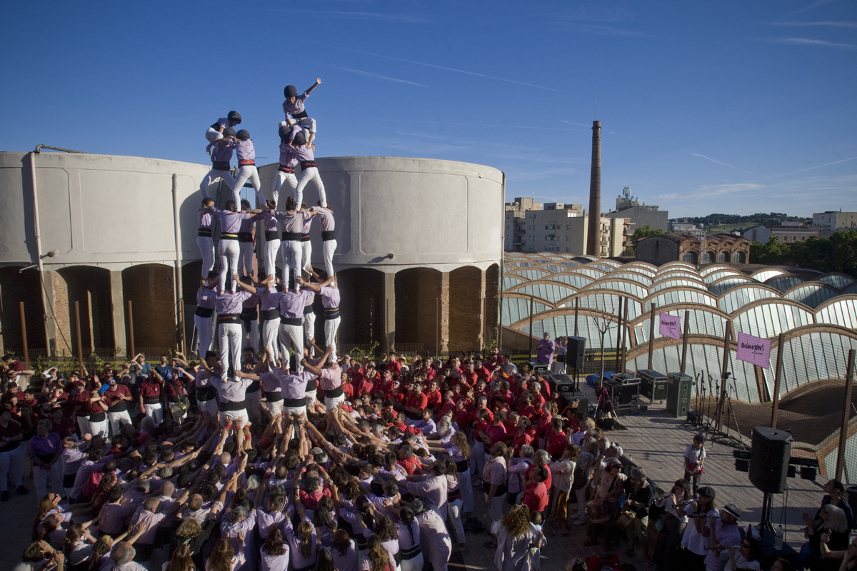 FOTOS | Els Minyons de Terrassa estrenen el pati de Cal Reig