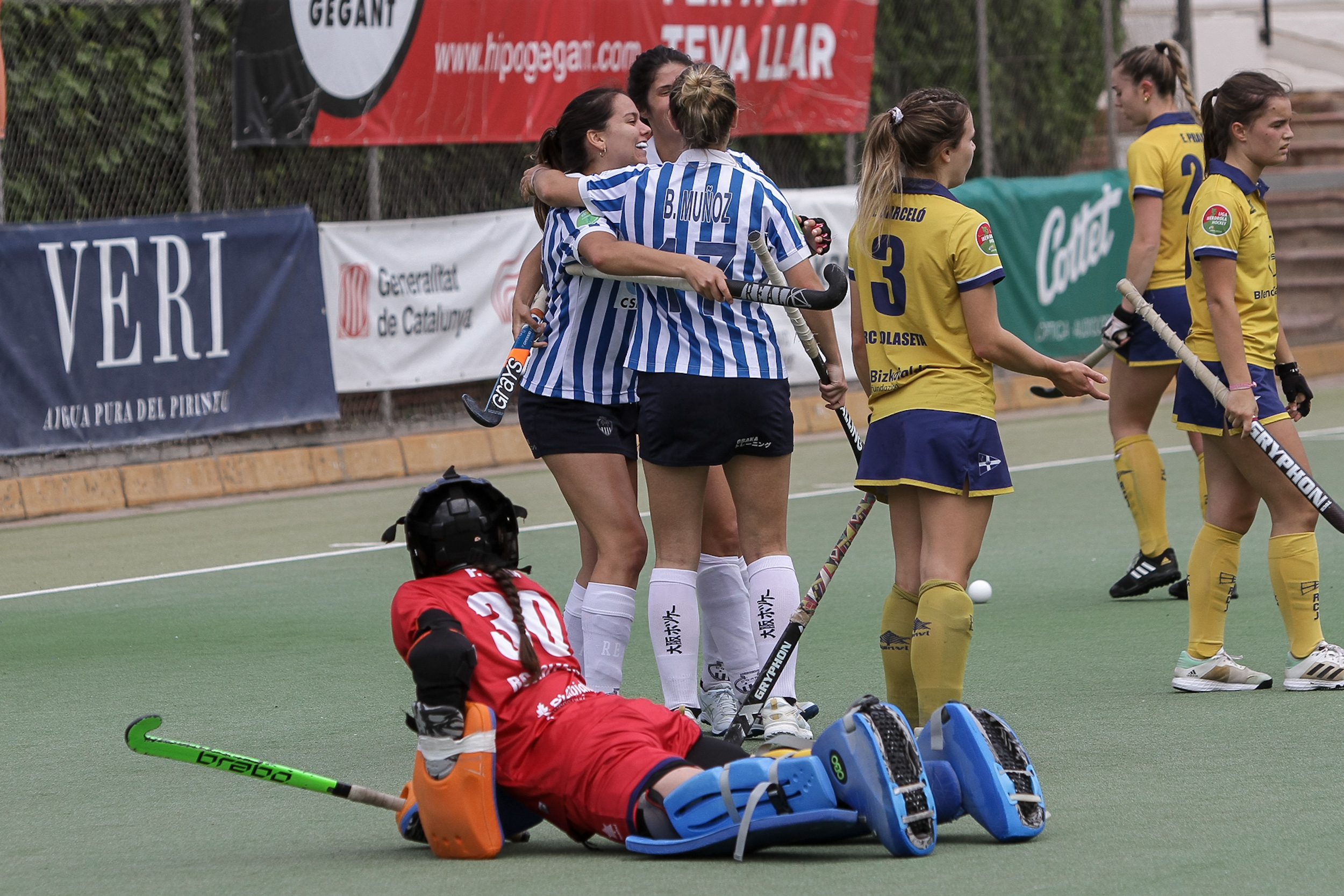L'Egara goleja i se situa a només un punt d'un Atlètic que perd