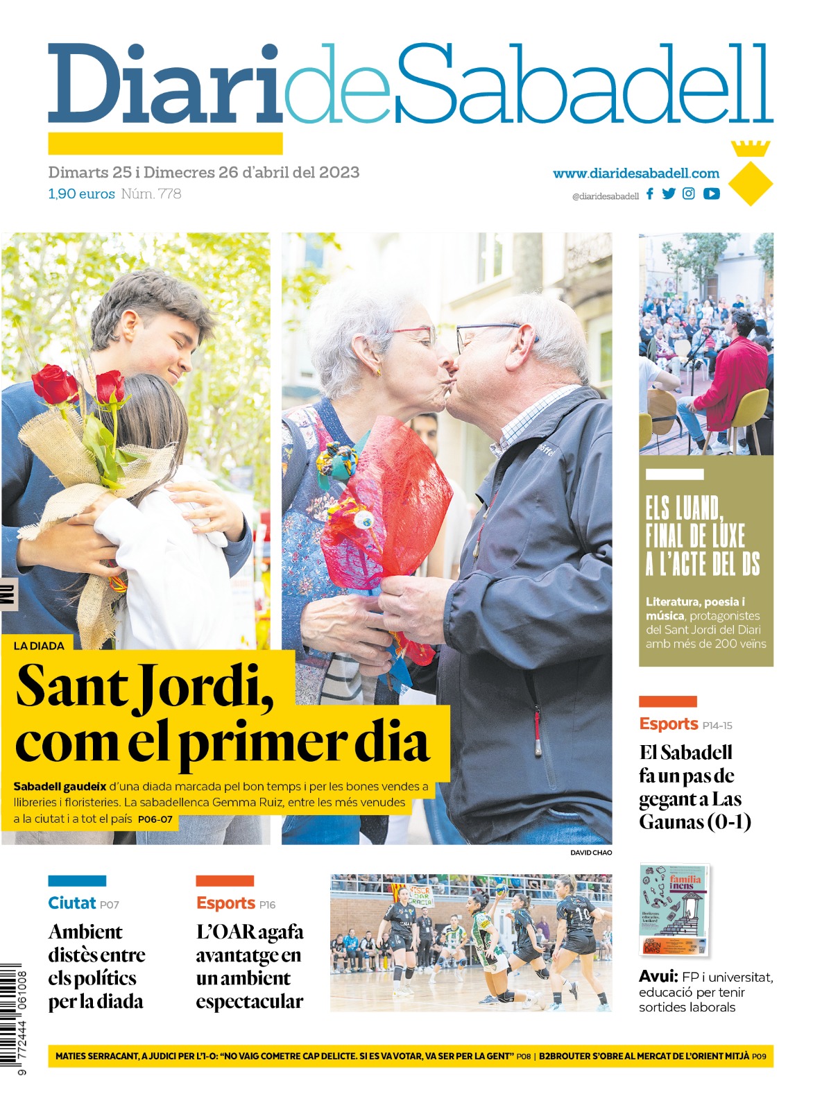 Les notícies més destacades d'aquest dimarts 25 d'abril del 2023 a Sabadell