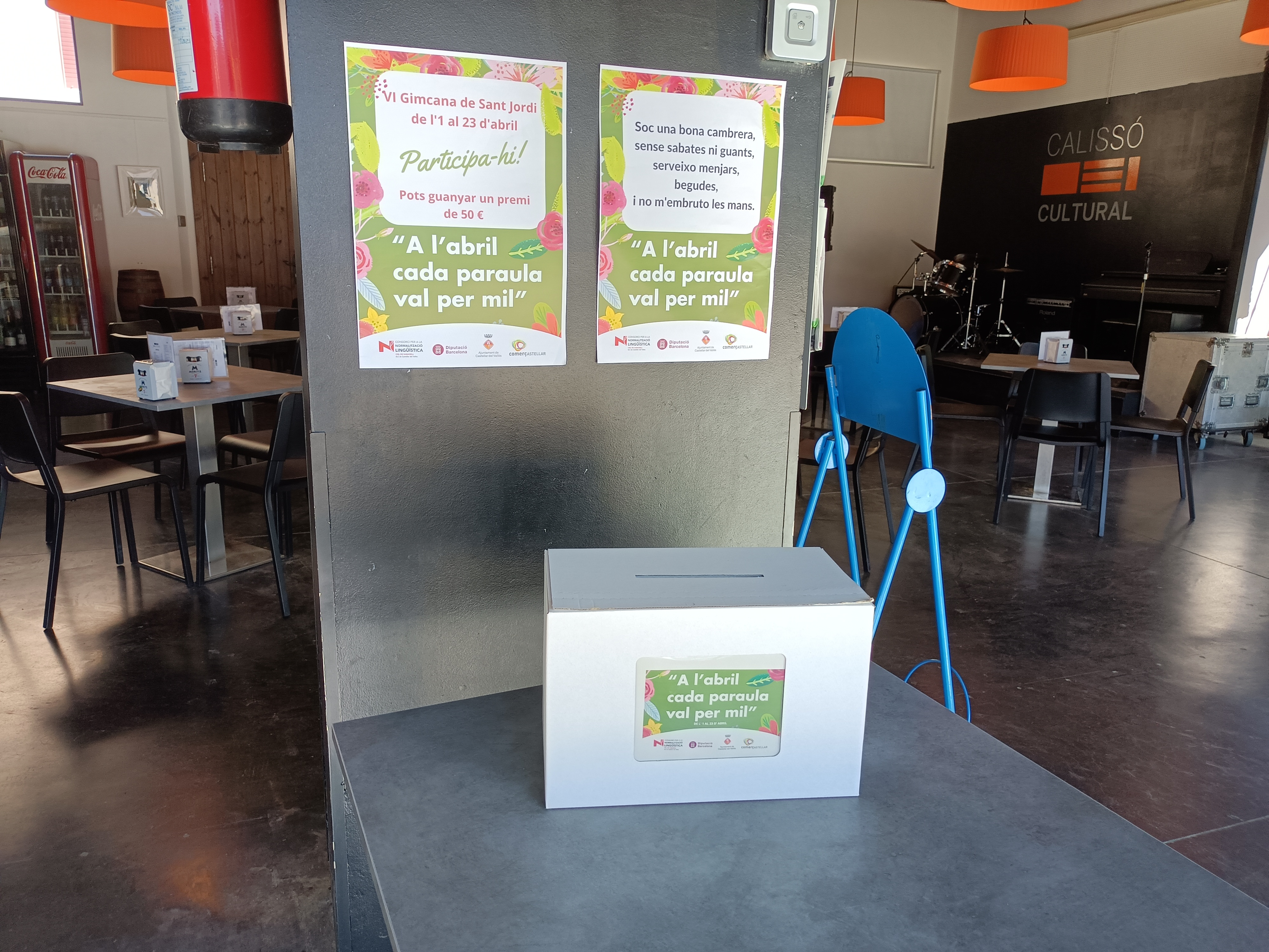 En marxa una campanya lingüística que repartirà vals per als comerços de Castellar