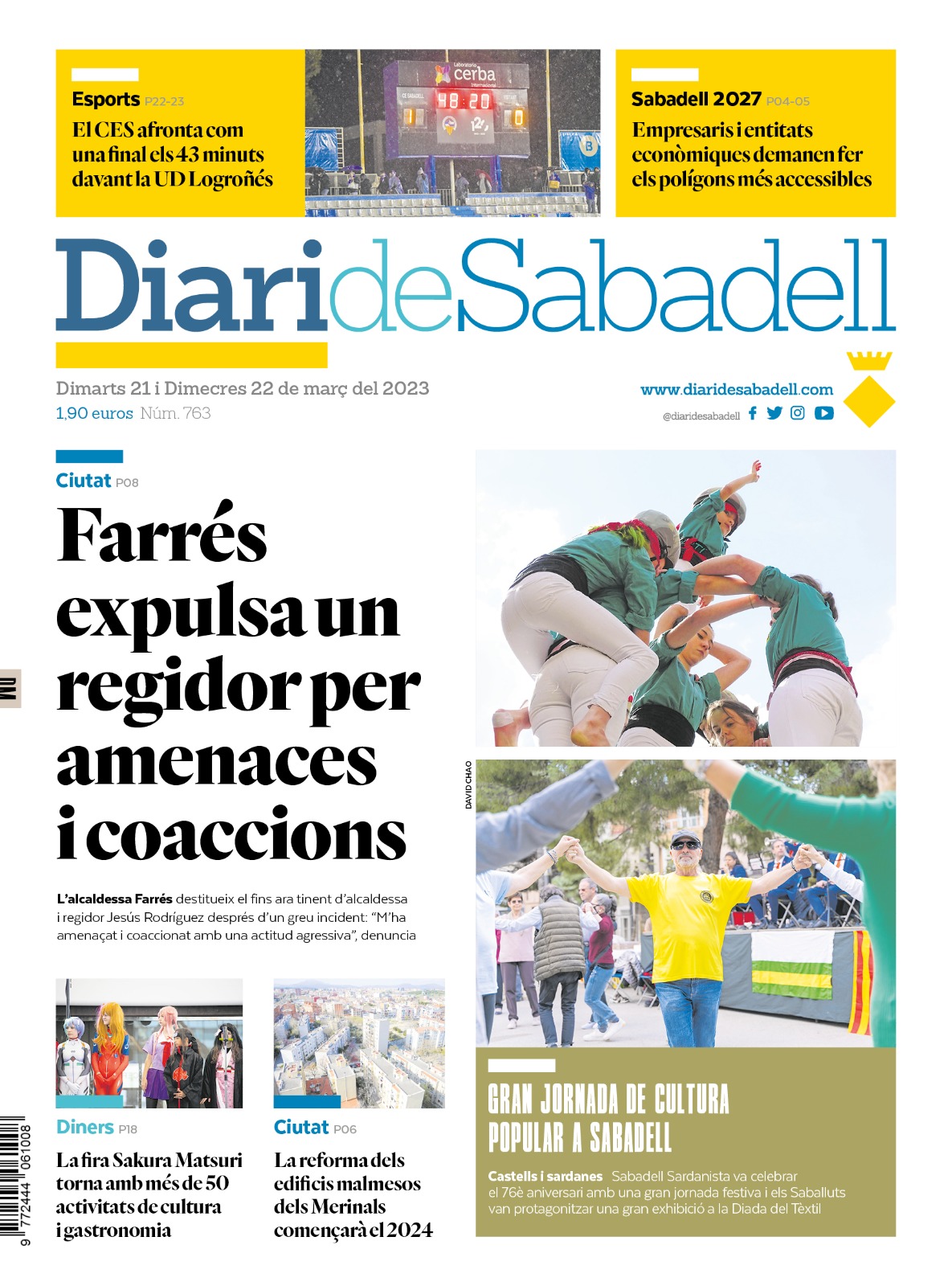 Les notícies més destacades d'aquest dimarts 21 de març a Sabadell