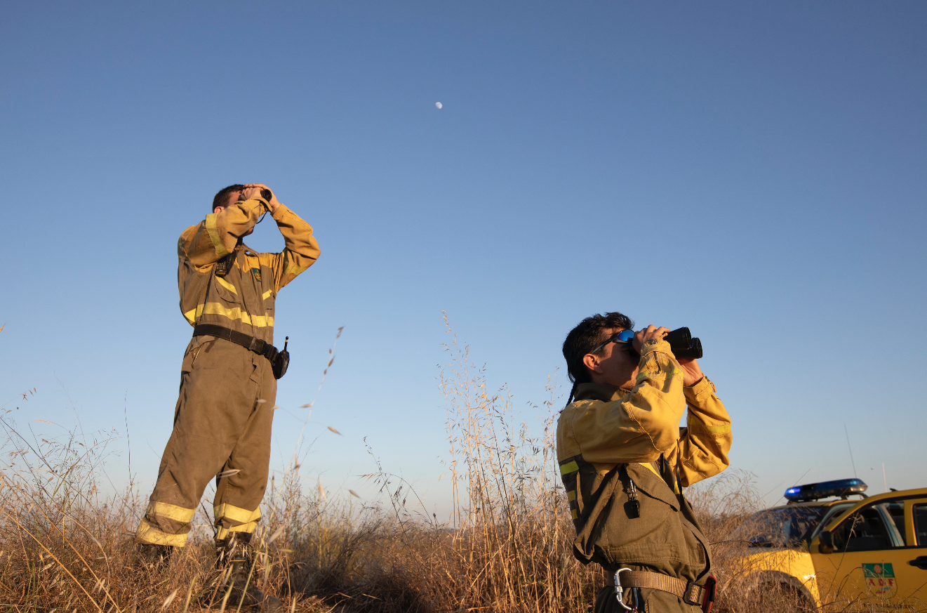La sequera fa augmentar el risc d’incendi: 