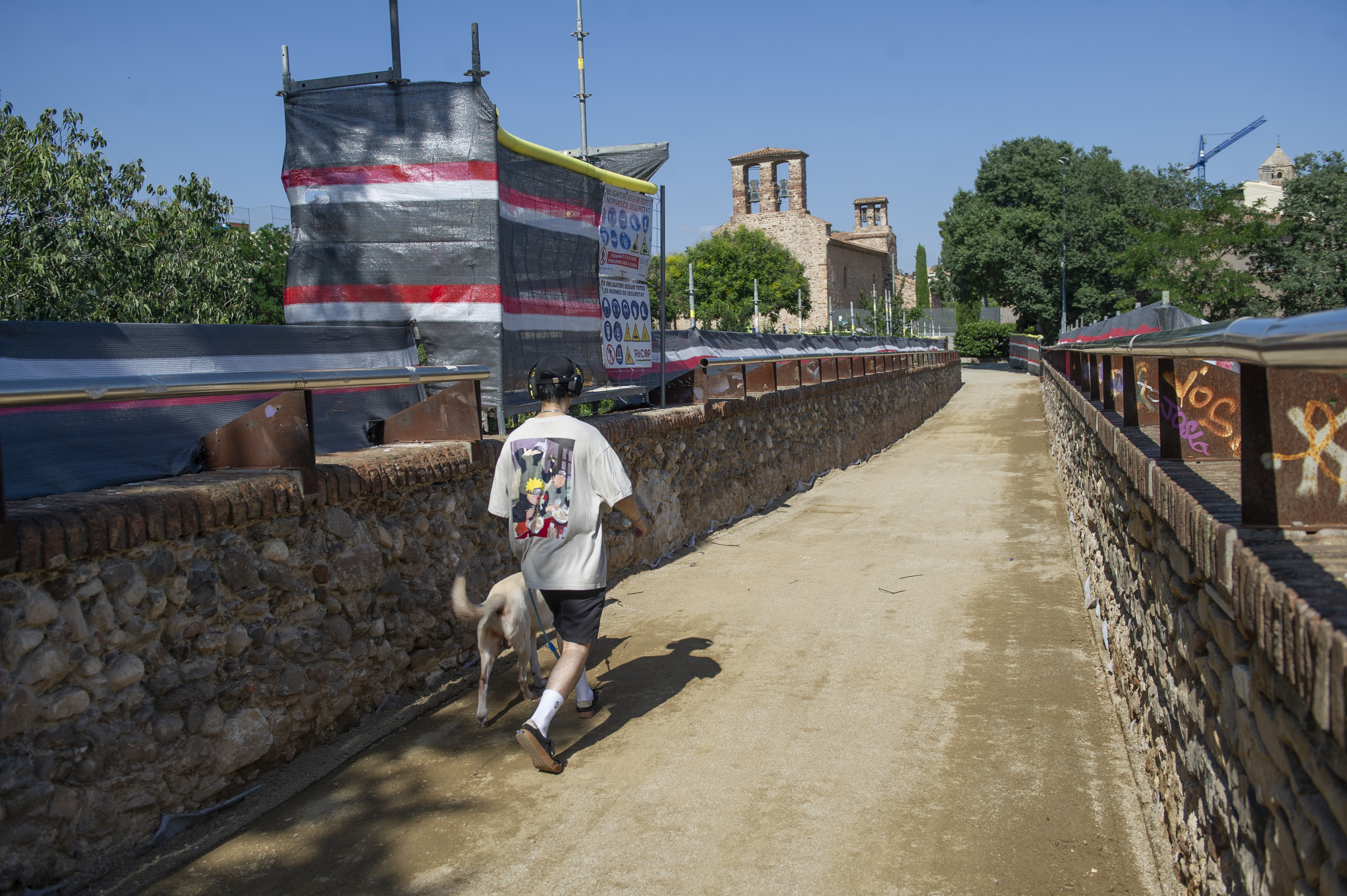 Ja està obert (de moment) el pont de Sant Pere a Terrassa