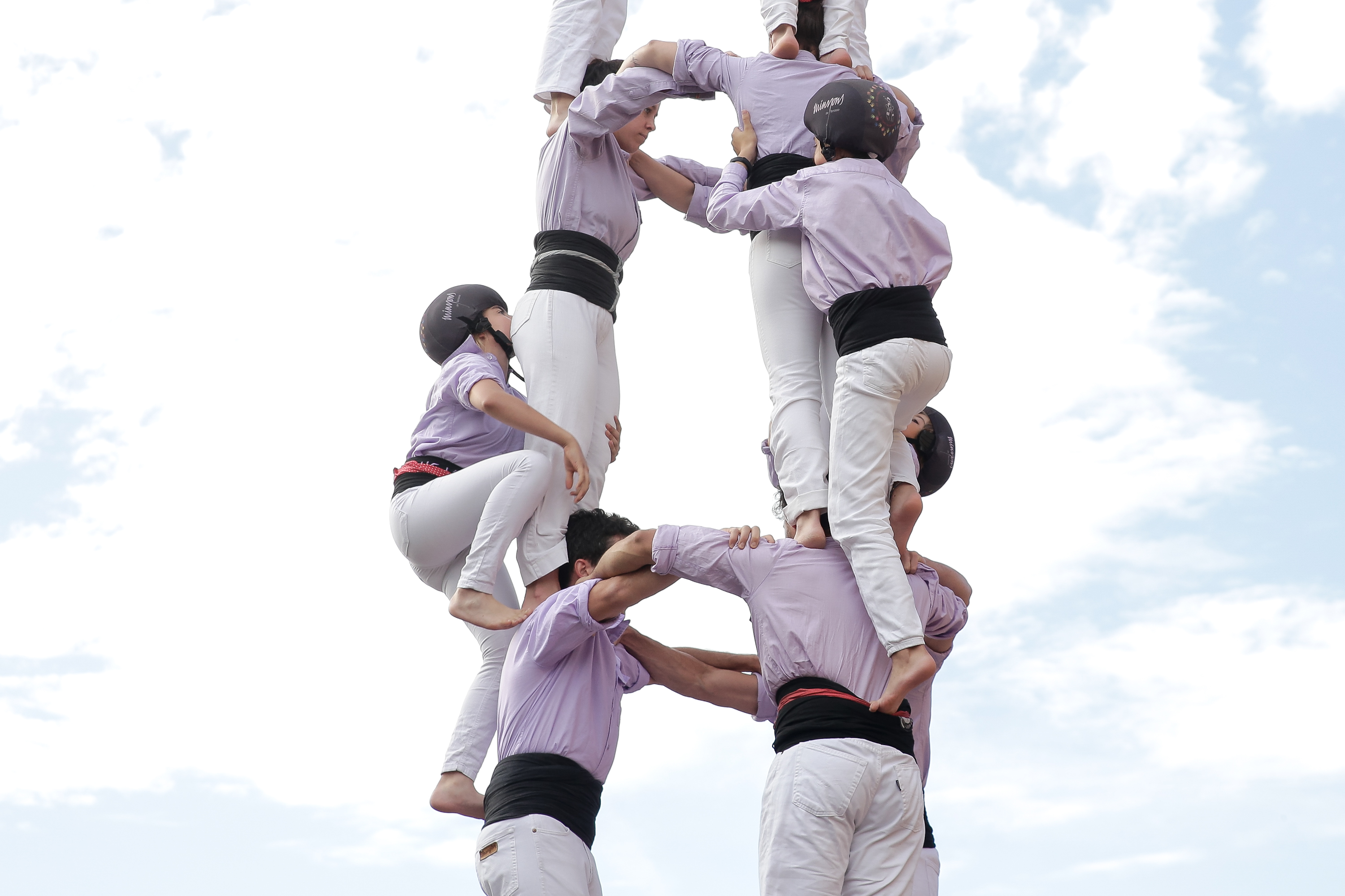 Última actuació de Minyons abans de la Festa Major de Terrassa
