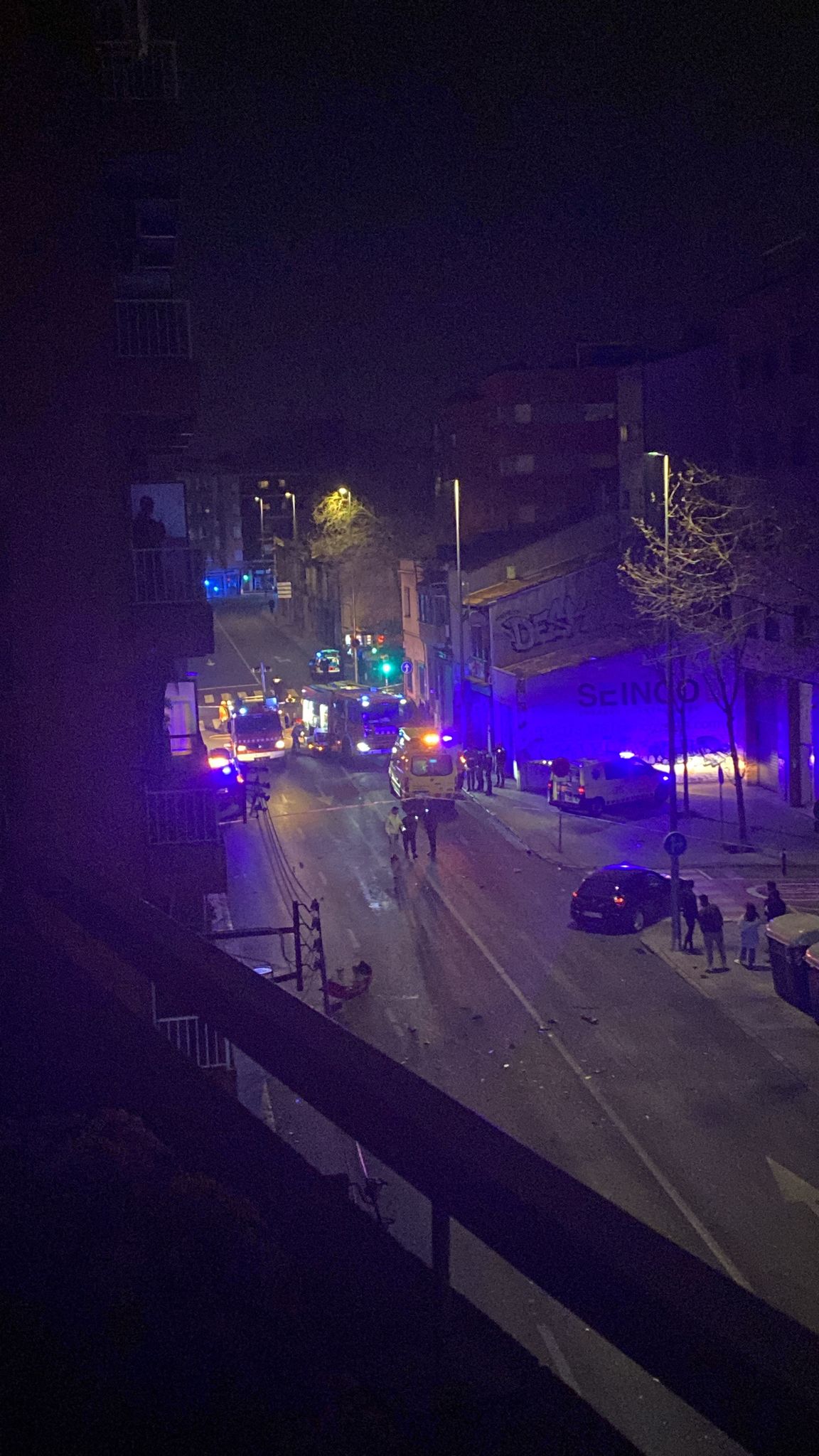 Un testimoni de l'accident mortal de diumenge: 