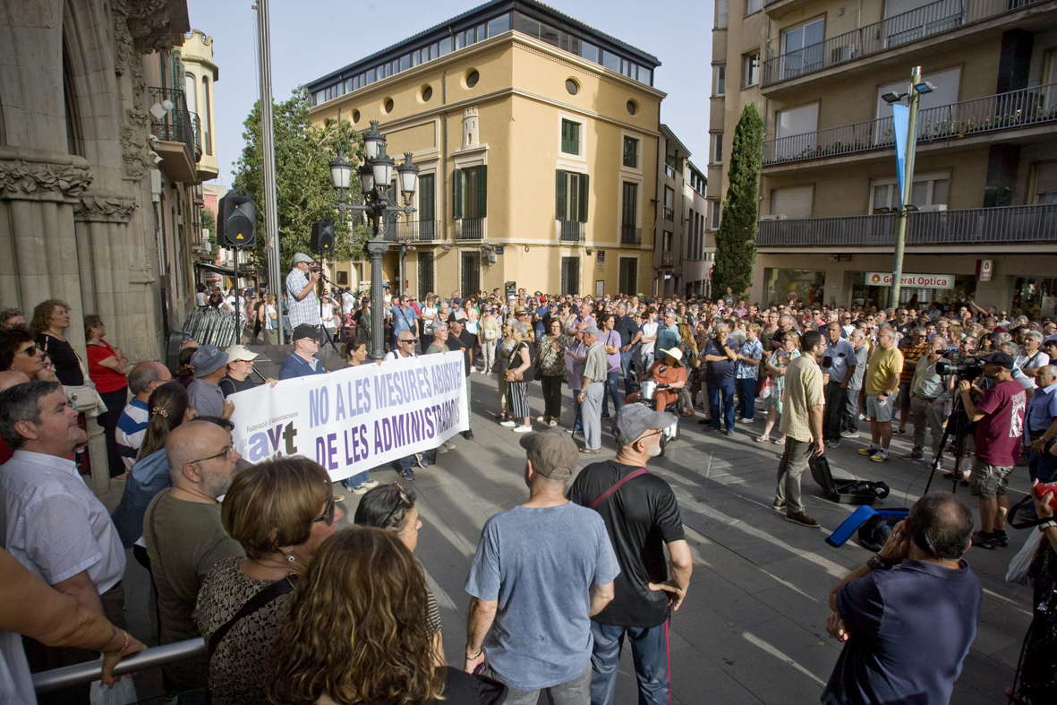 Clam popular contra la taxa de residus a Terrassa