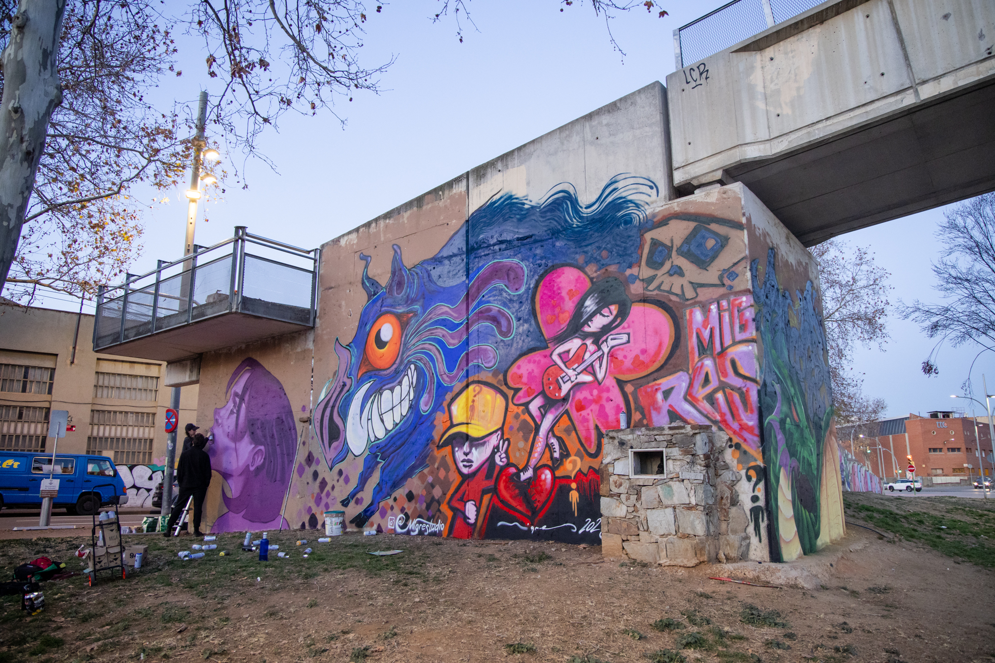 FOTOS | Jornada grafitera a Can Feu Gràcia
