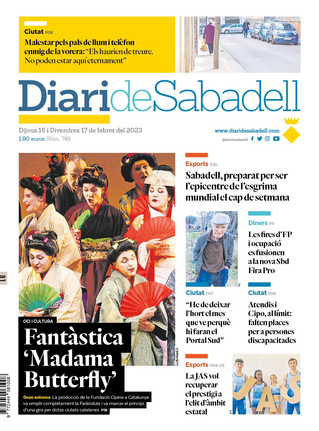 Les notícies més destacades d'aquest Dijous Gras a Sabadell