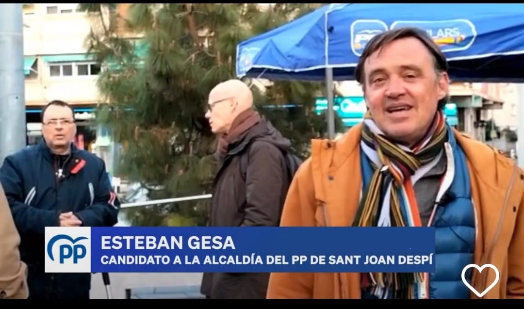 L'exlíder del PP a Sabadell Esteban Gesa, candidat a l'alcaldia de Sant Joan Despí