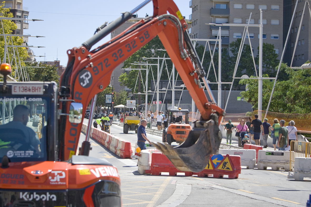 No hi ha vacances: un estiu d'excavadores a Terrassa