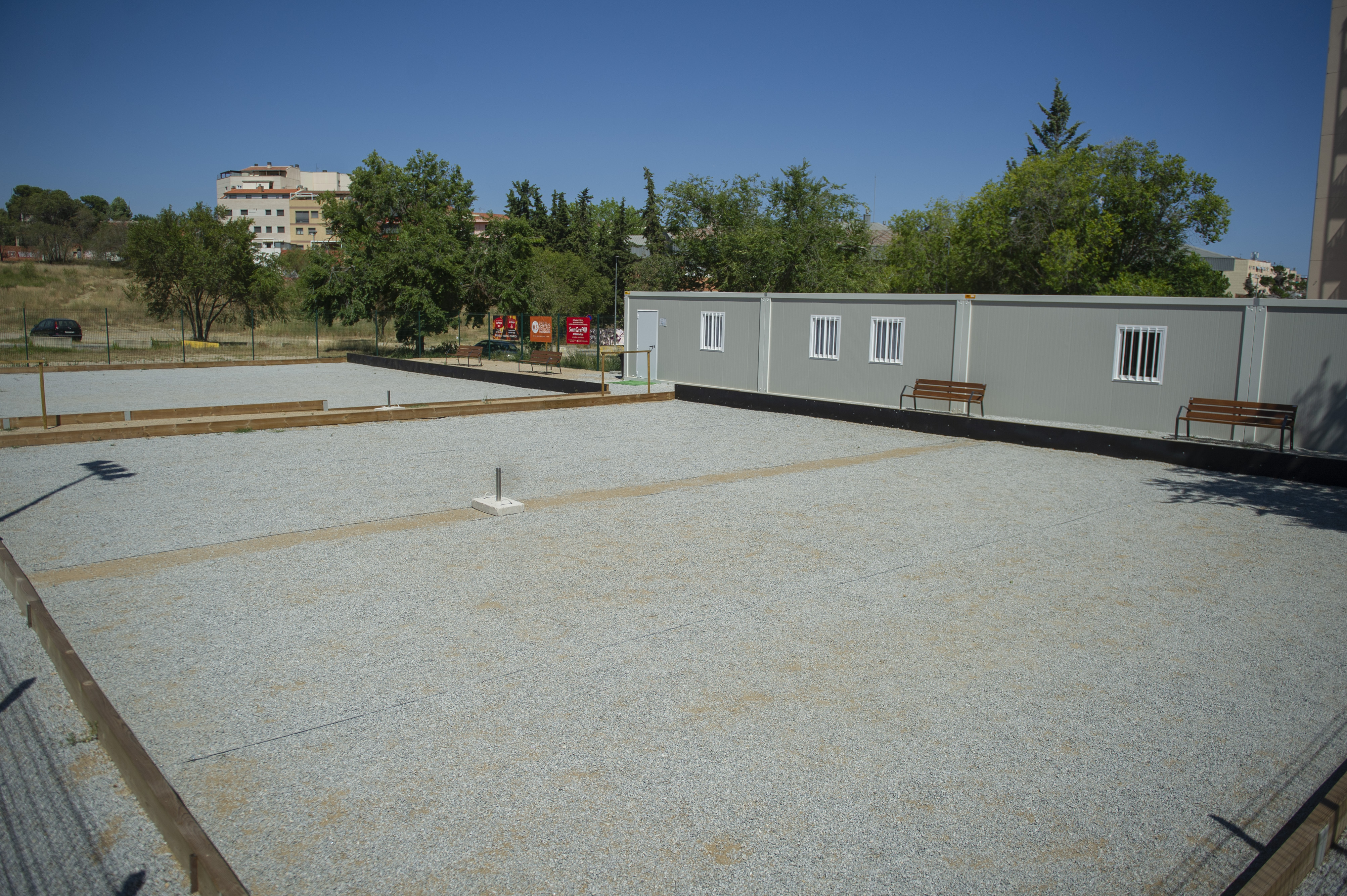 Acabada la nova zona de petanca de Can Boada de Terrassa - 