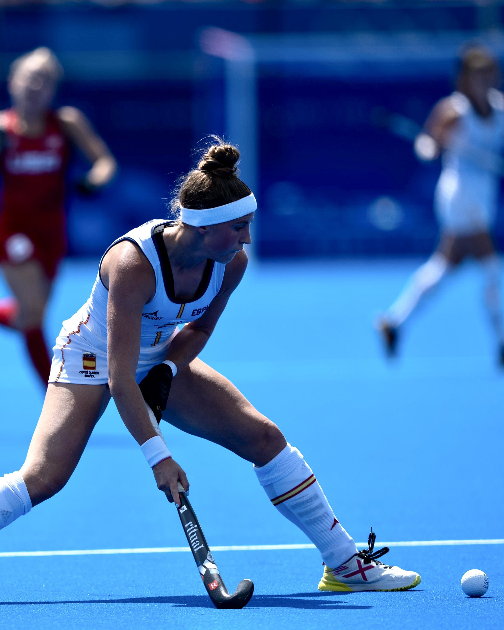 Empat de la selecció femenina contra els Estats Units