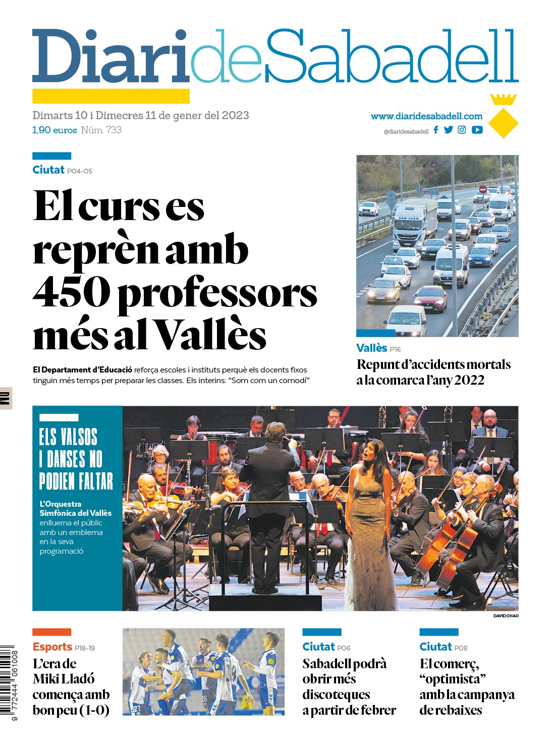Les notícies més destacades d'aquest dimarts a Sabadell