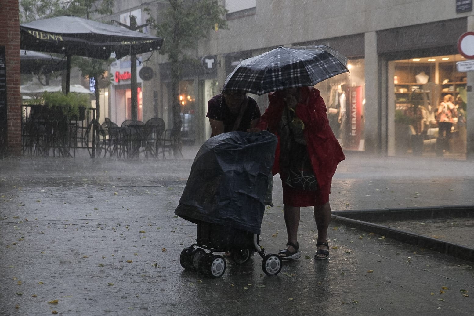 Nou episodi de pluges, que poden ser intenses a Terrassa