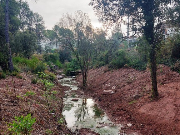 Comencen les tasques a la llera de Can Vives, a Vacarisses