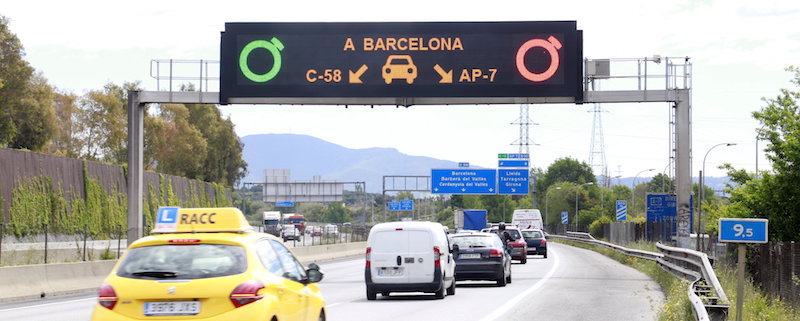 Un accident a la C-58 provoca cues en direcció a Sabadell