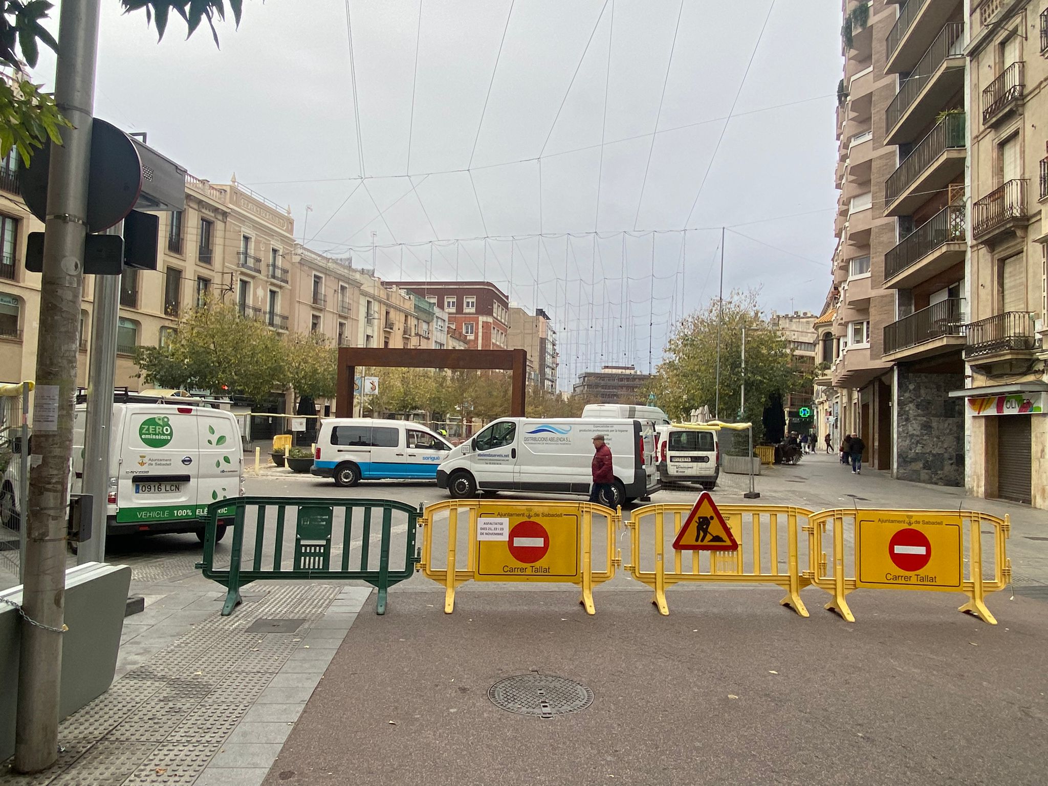 El Passeig estarà tallat al trànsit des d'aquest dilluns
