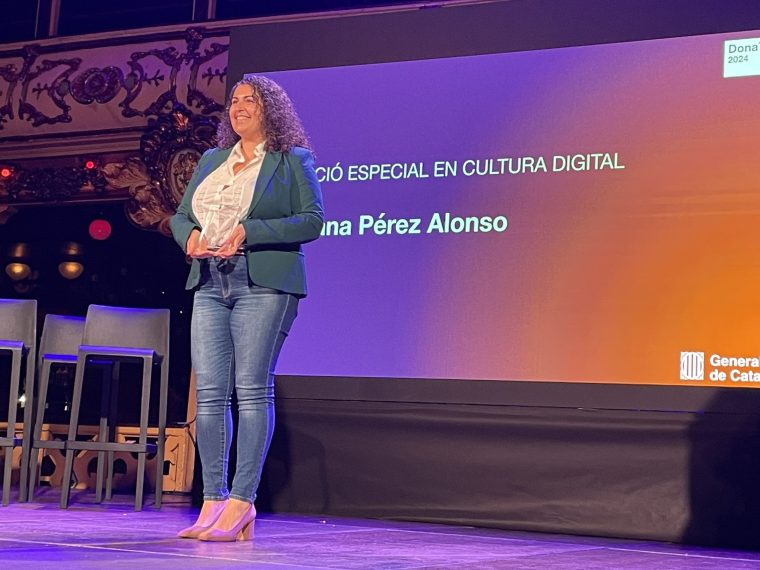 La terrassenca Susana Pérez, guardonada als premis DonaTIC'2024