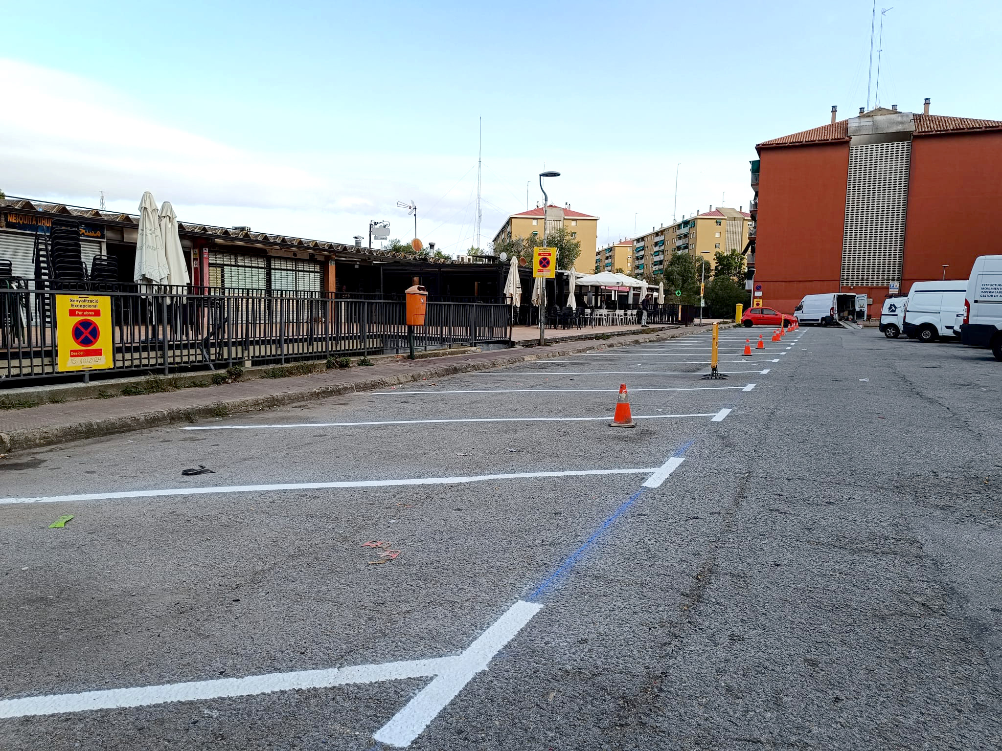 Can Parellada de Terrassa tindrà 95 places més d'estacionament