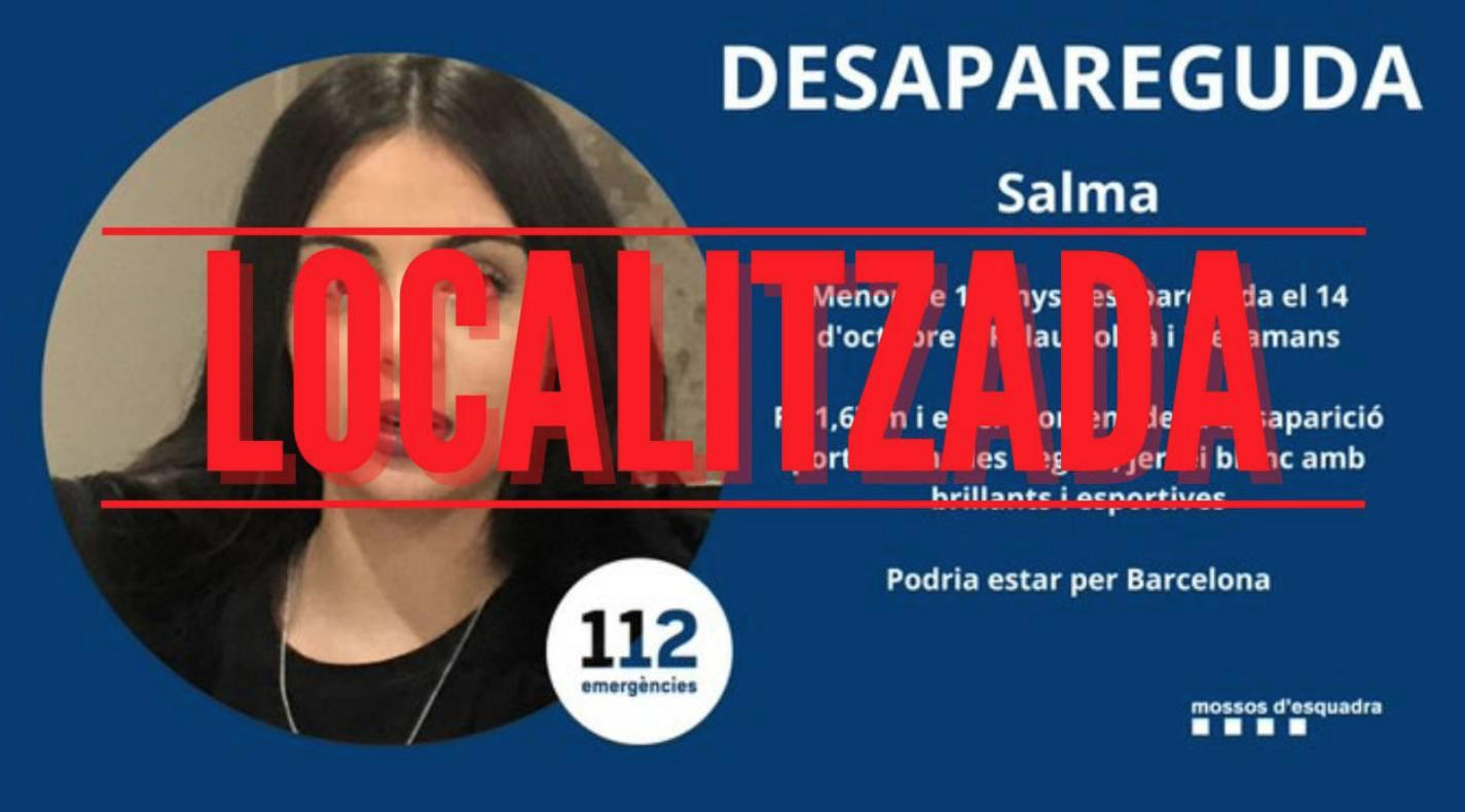 Troben la noia desapareguda a Palau fa 10 dies