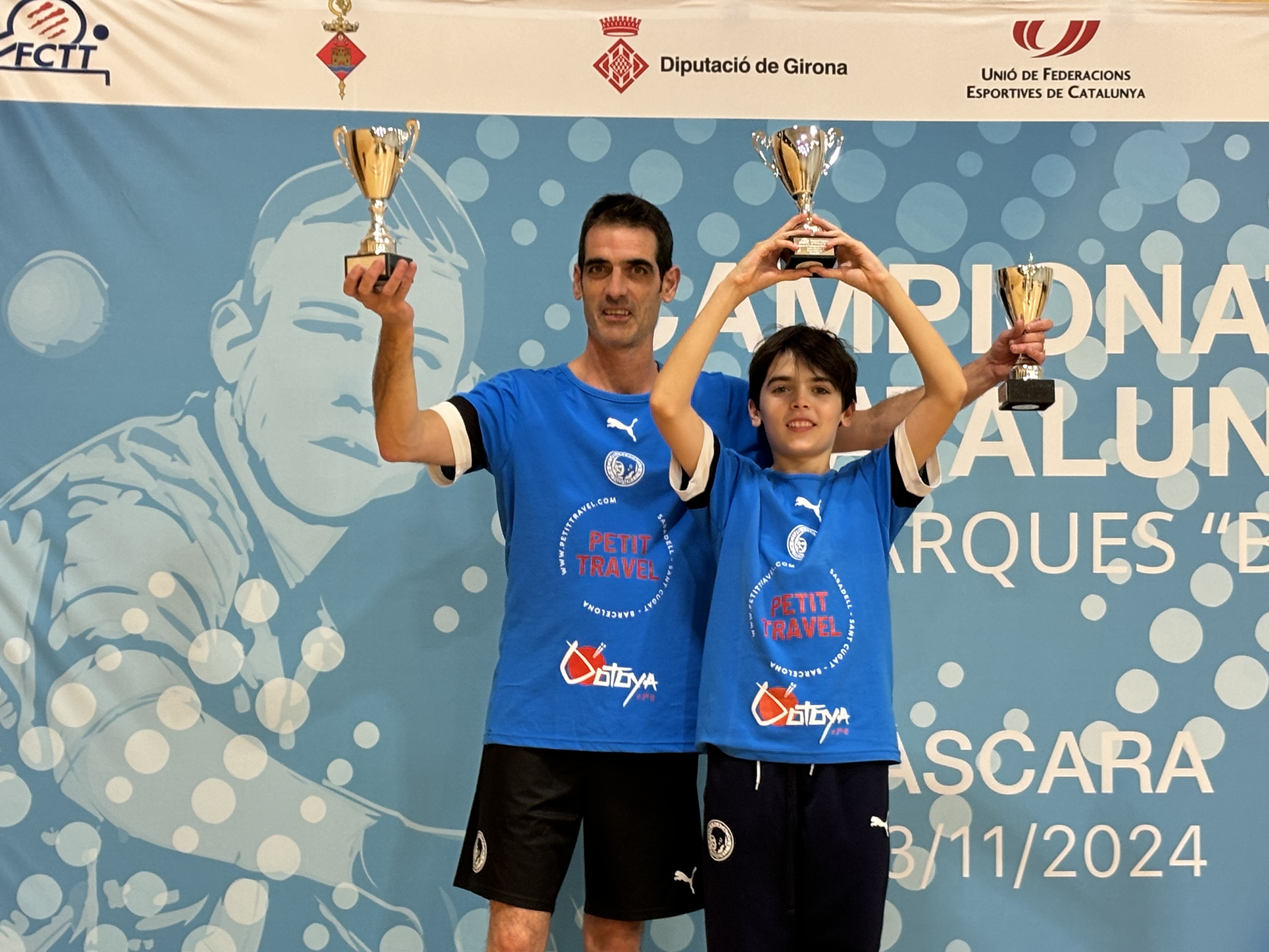 Fill i pare, campions de Catalunya