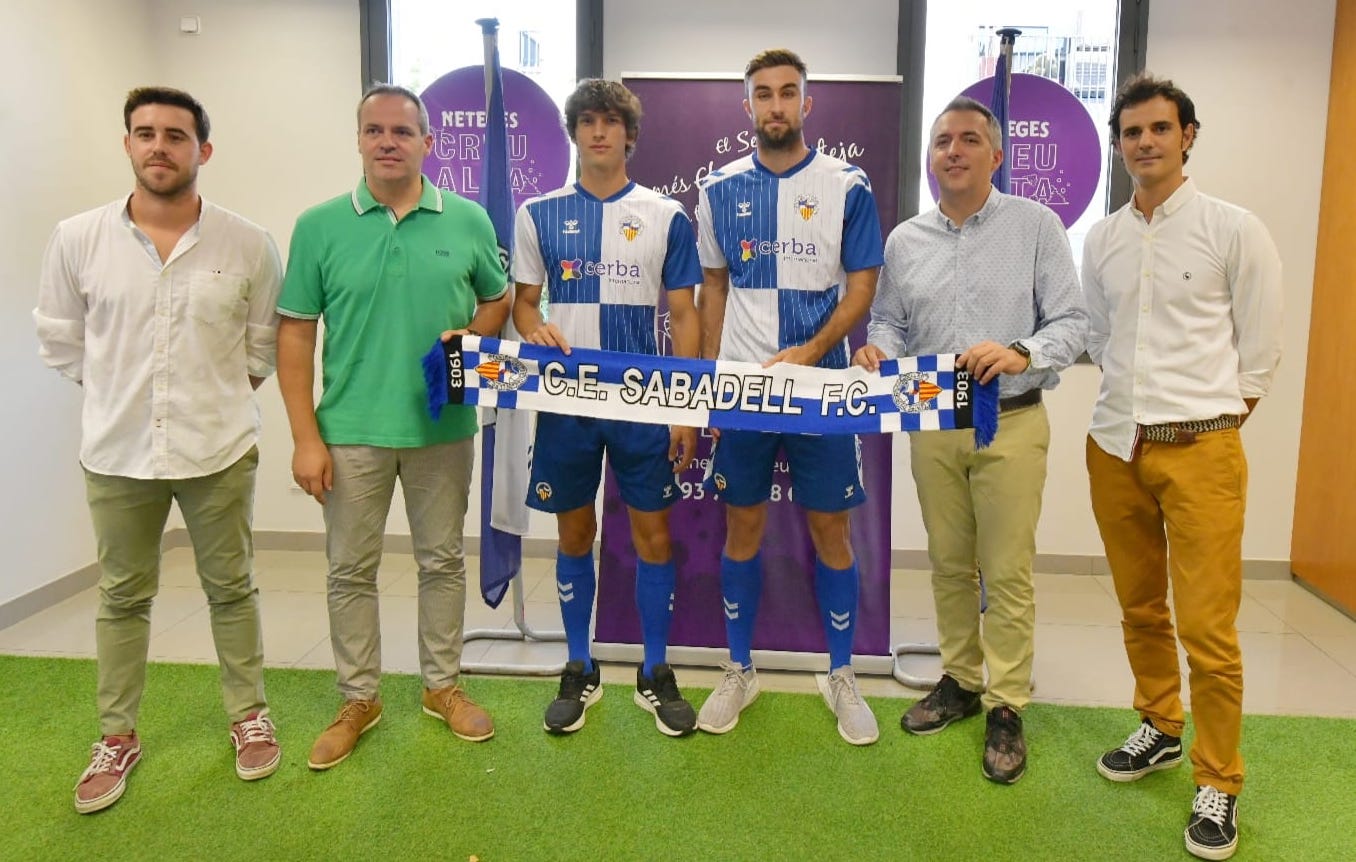 Sergi Garcia i Pau Resta destaquen l'ambició d'aquest Sabadell 22/23