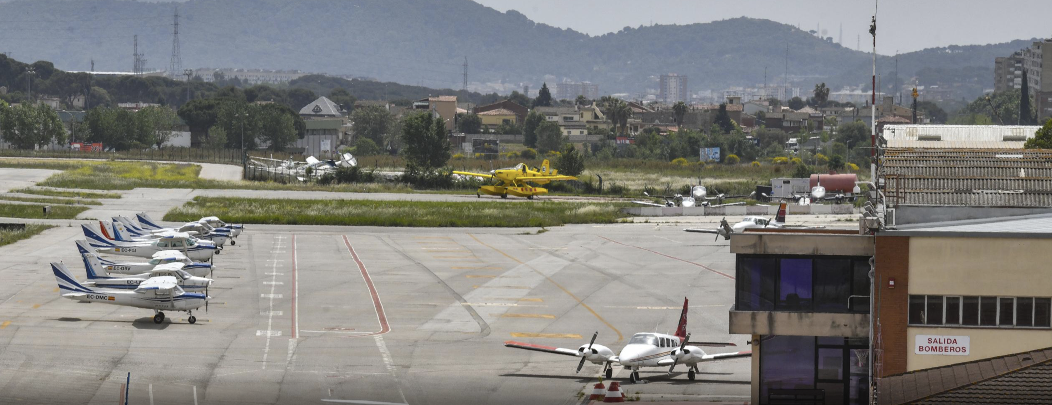 Les obres de pavimentació a l'Aeroport fan disminuir les operacions