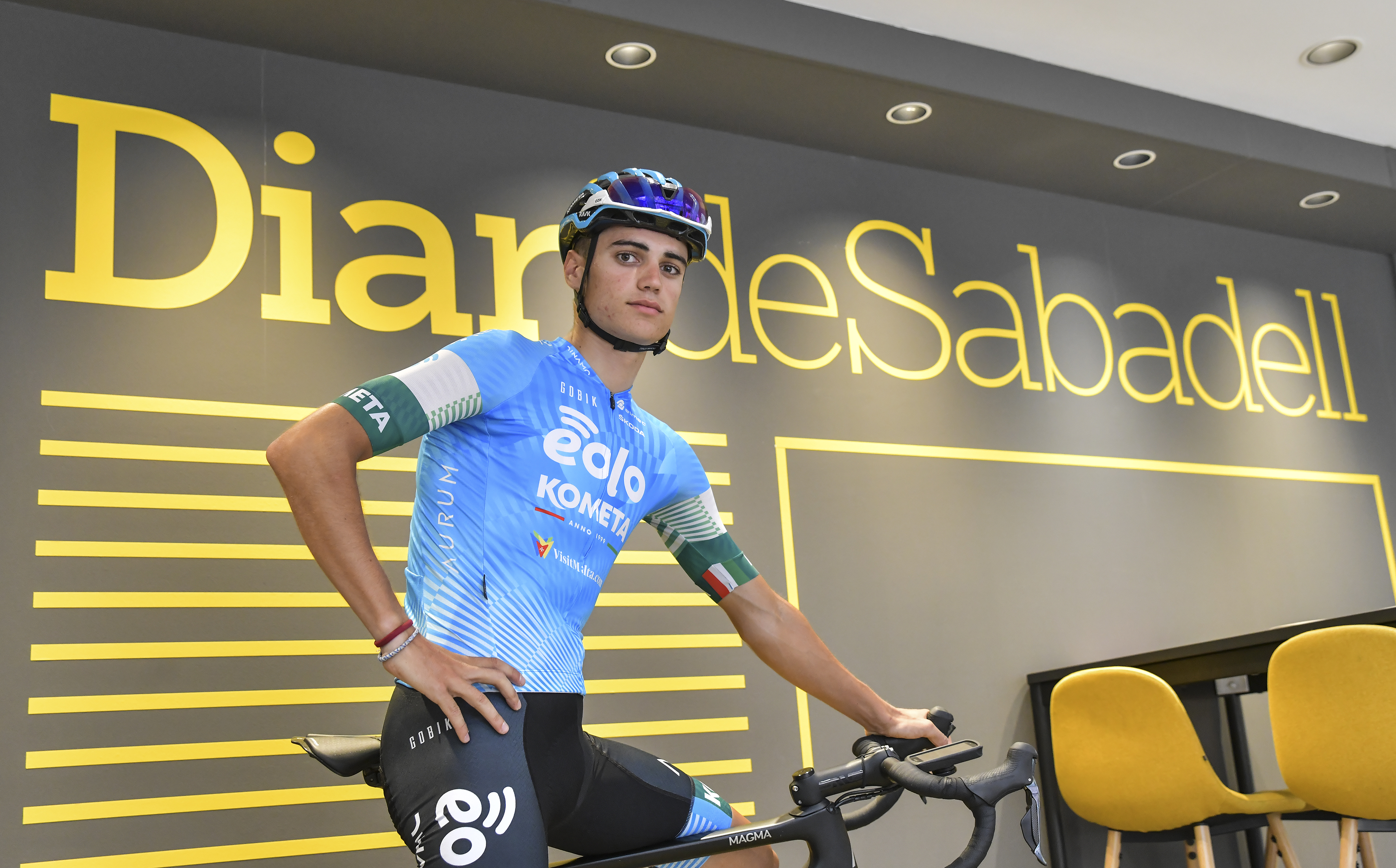El ciclista sabadellenc David Domínguez veu de prop el professionalisme