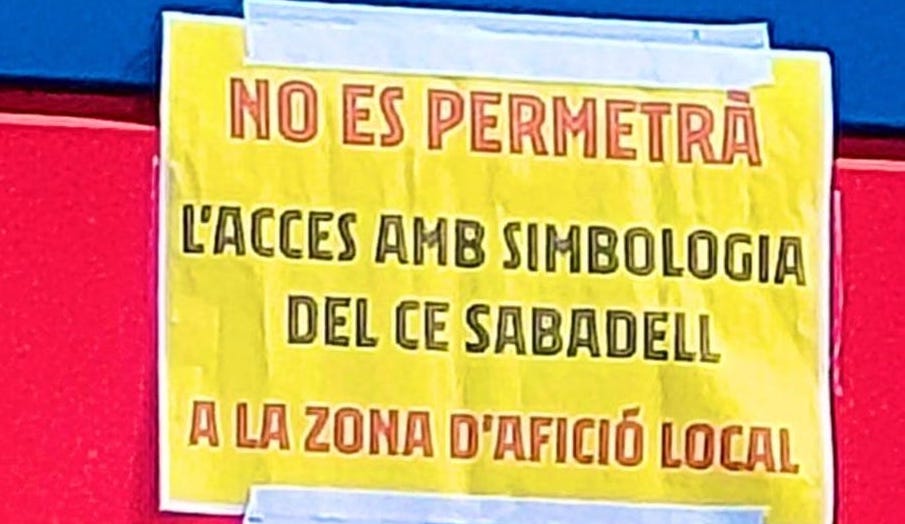 Socis del CE Sabadell interposen dues denúncies al FC Barcelona