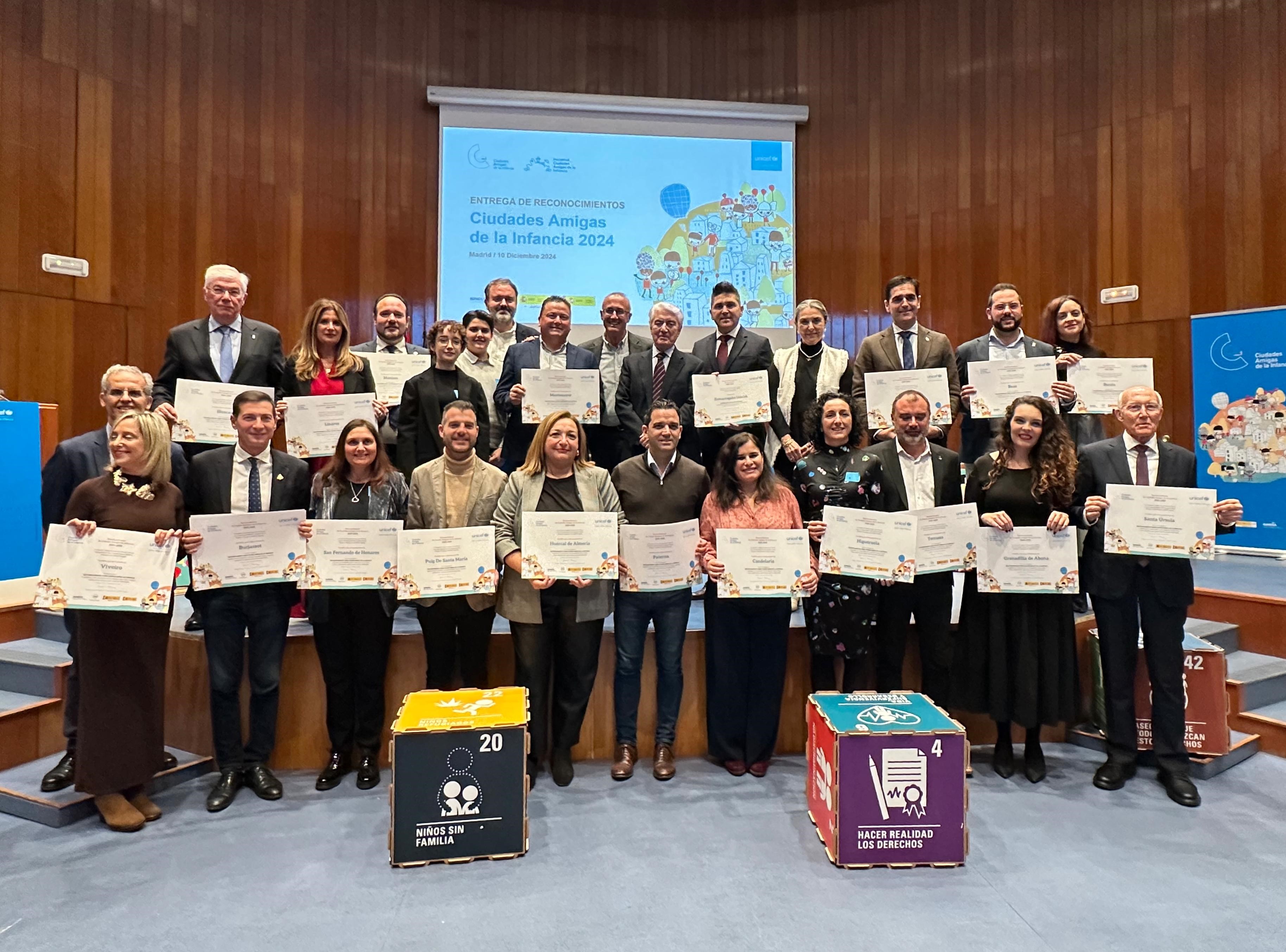Terrassa rep el premi Ciutat Amiga de la Infància