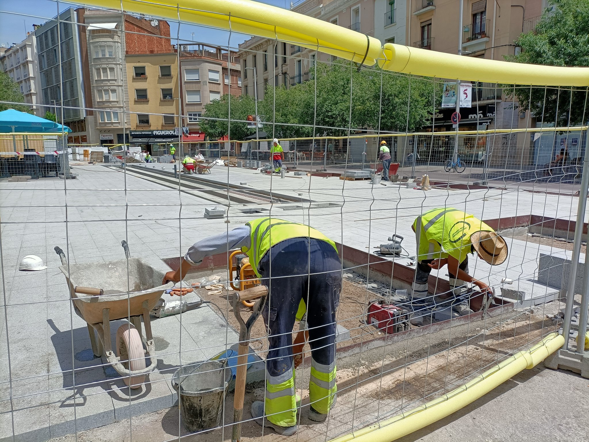 ERC demana que s'aturin les obres del Passeig durant l'onada de calor