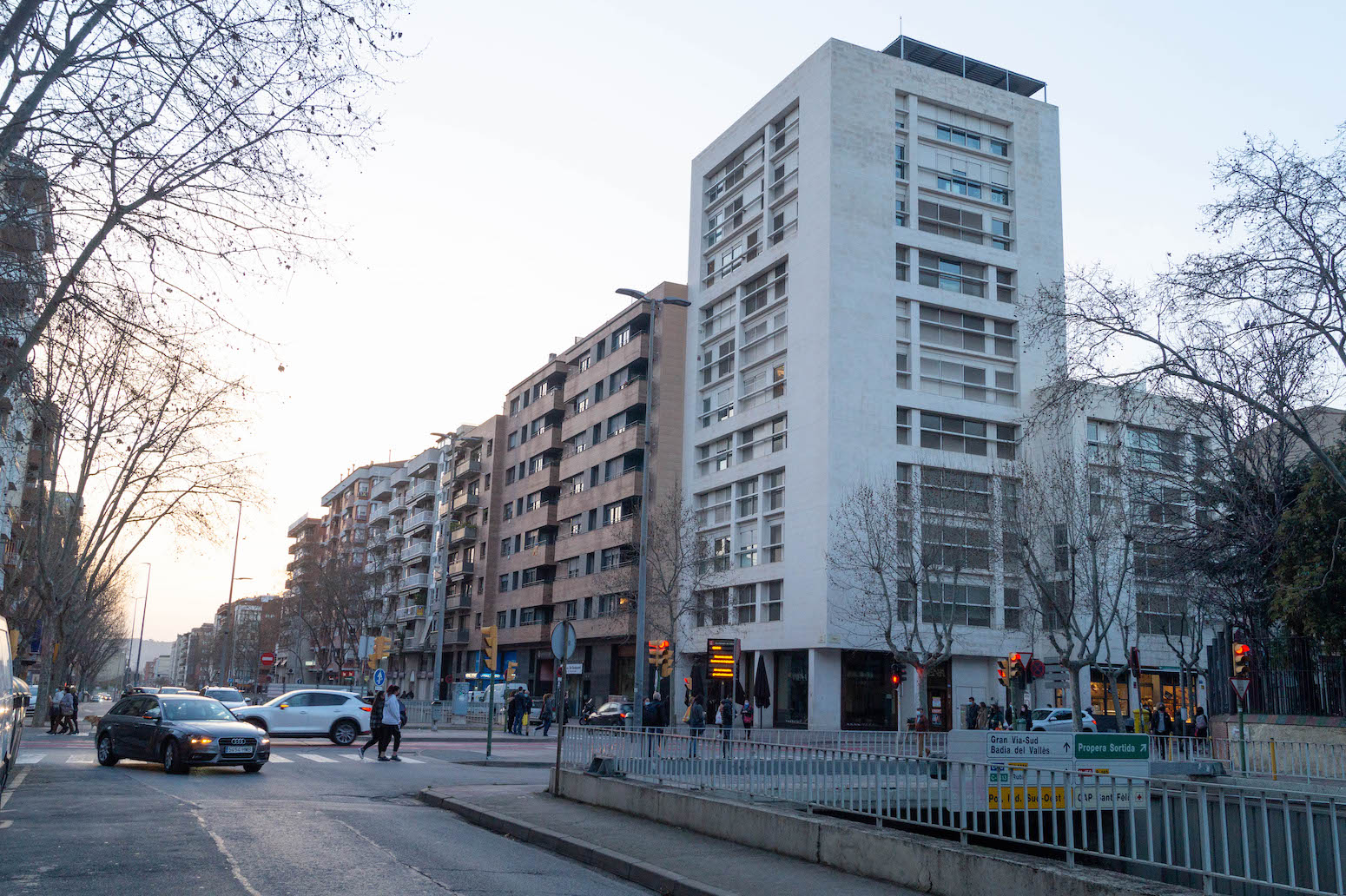 Panells informatius, primer pas de la zona de baixes emissions