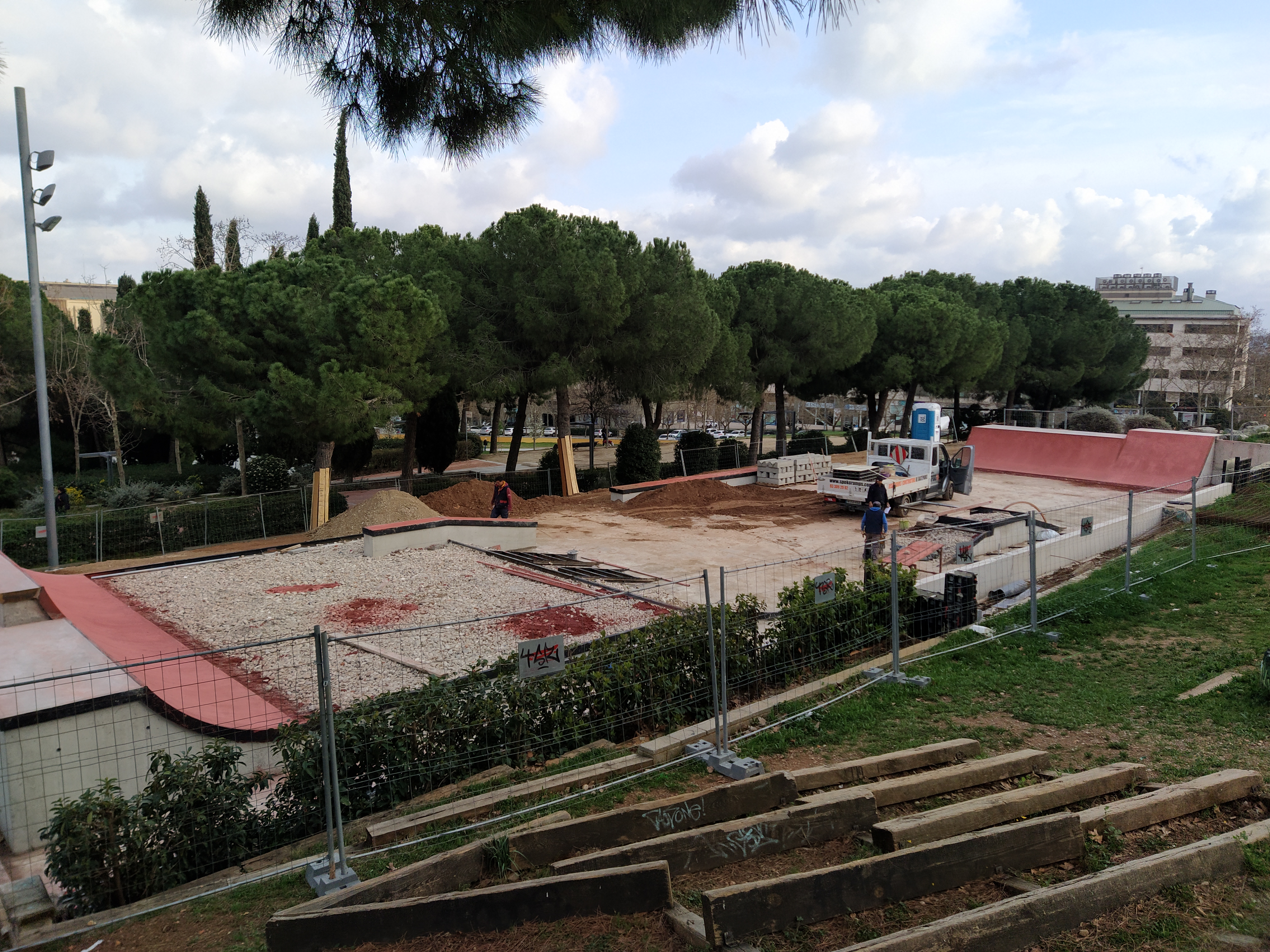 Dos mesos per enllestir el nou skatepark del Parc de Catalunya