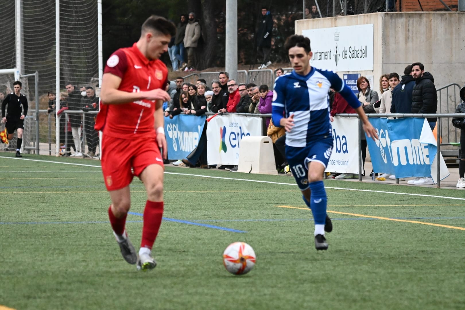 El juvenil del Sabadell no troba el seu joc i és golejat per la Damm (0-3)